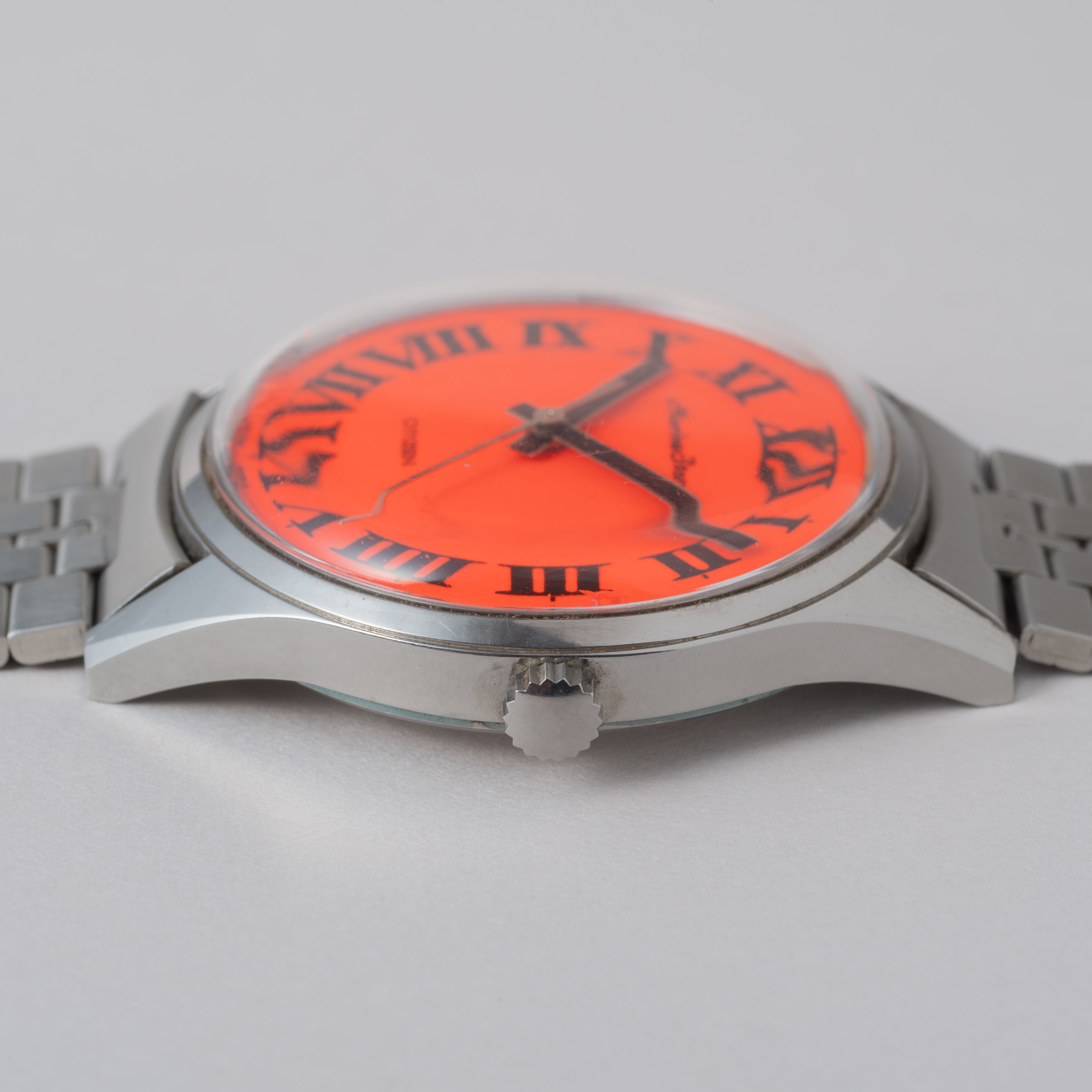 シチズン マリンスター オレンジダイヤル 1968年製 パラウォーター ブレス付き