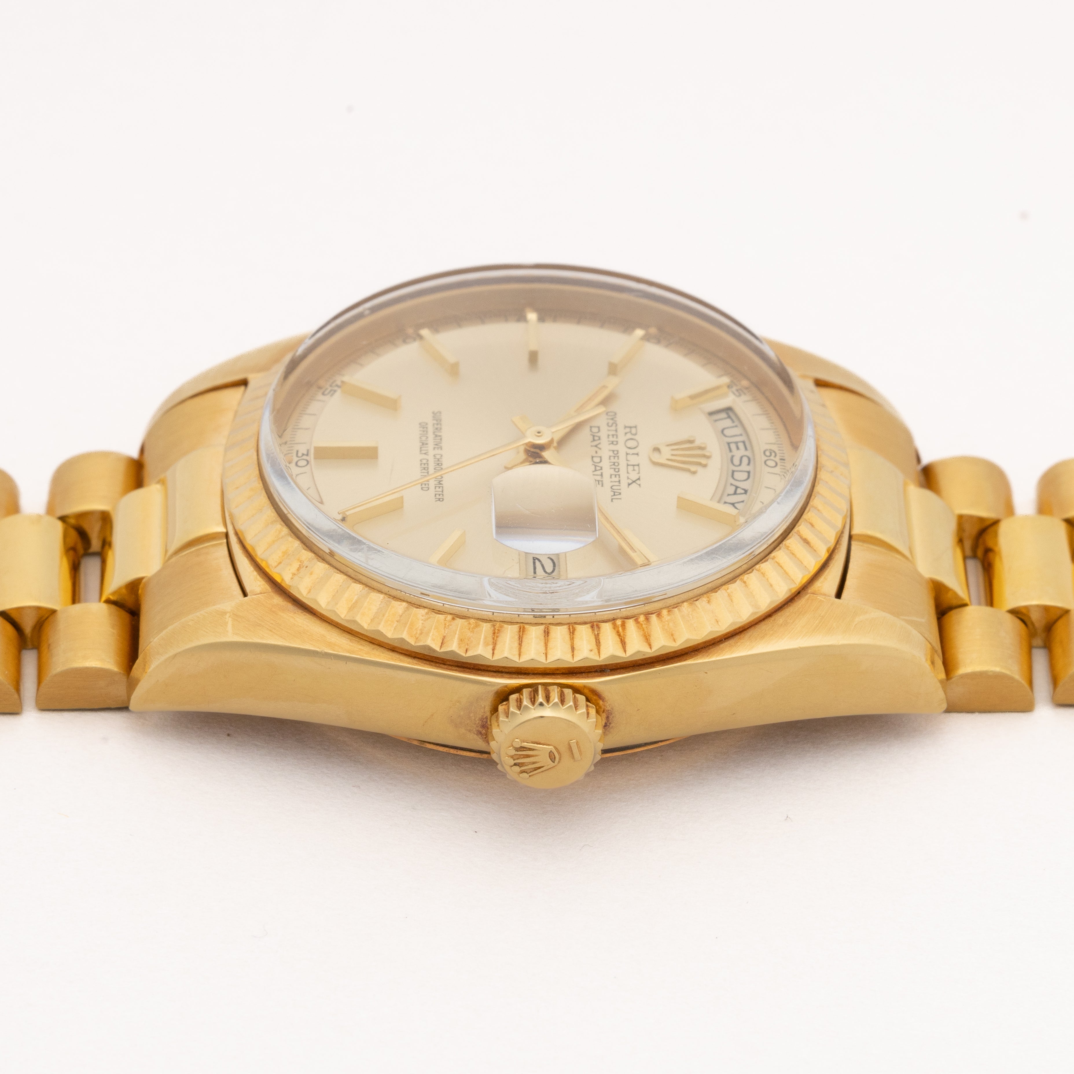 ロレックス デイデイト Ref,1803 18KYG 1972年製 純正18KYG ブレス ギャランティー付き