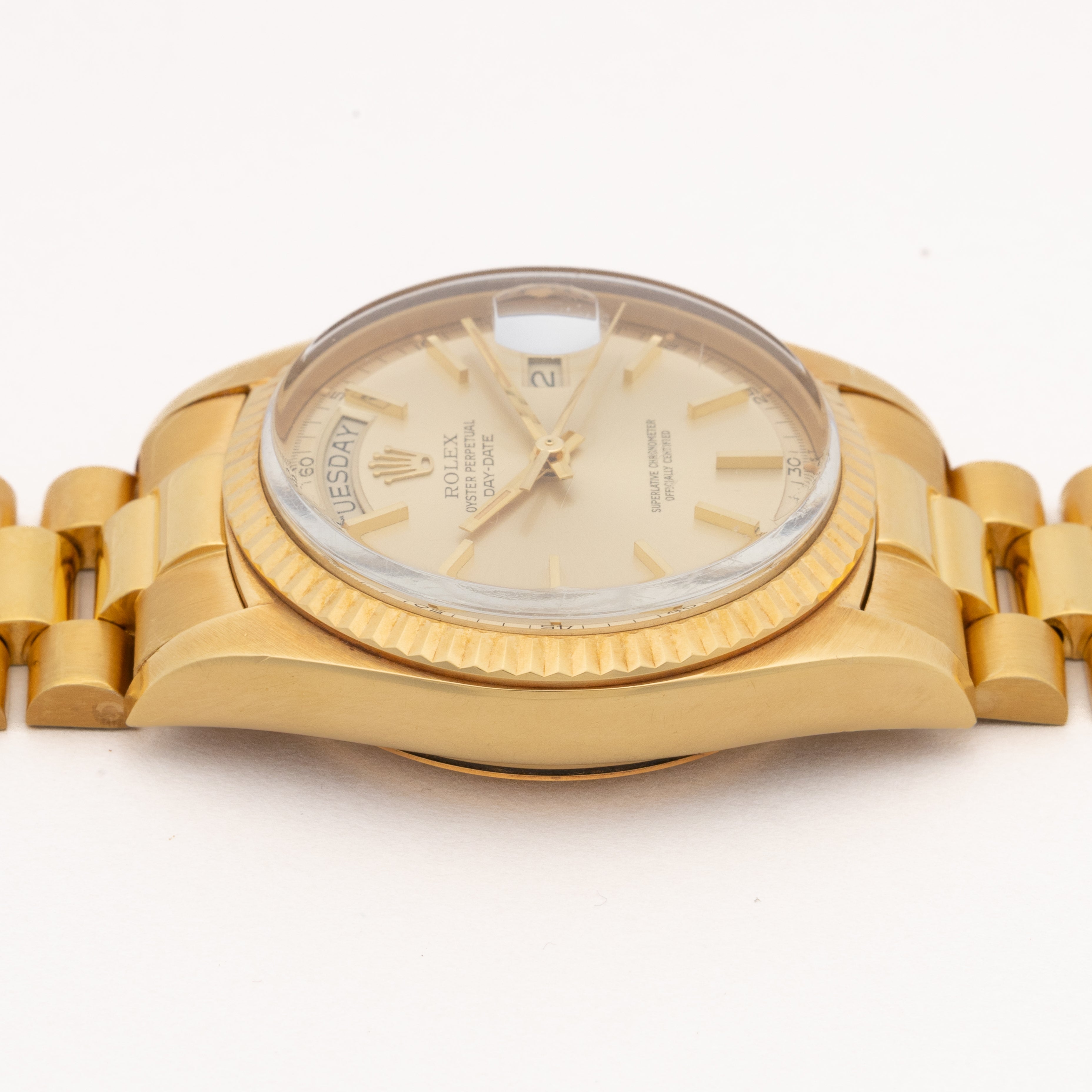 ロレックス デイデイト Ref,1803 18KYG 1972年製 純正18KYG ブレス ギャランティー付き