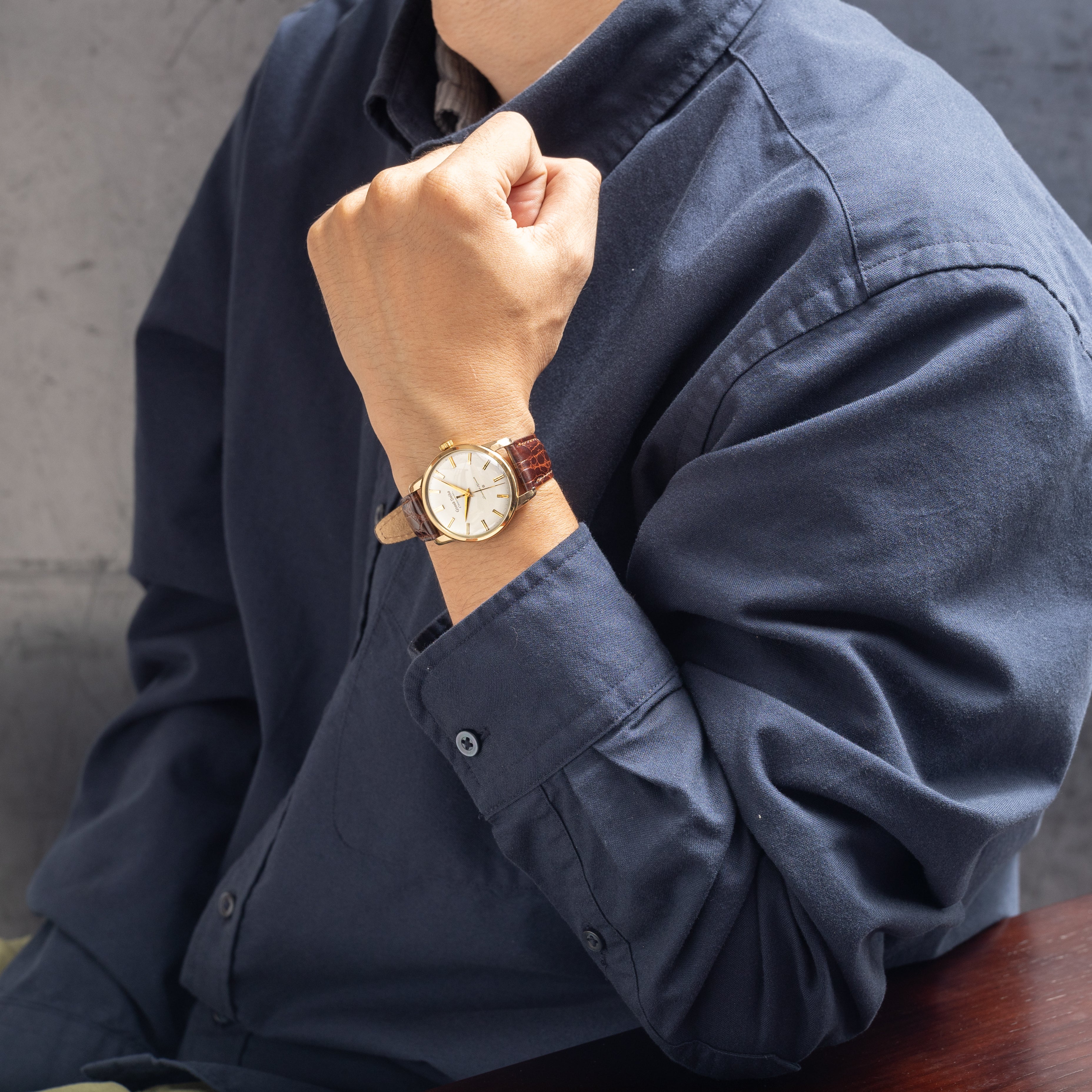 グランドセイコー ファースト 彫文字盤 1960年製 山針 Ref.J14070