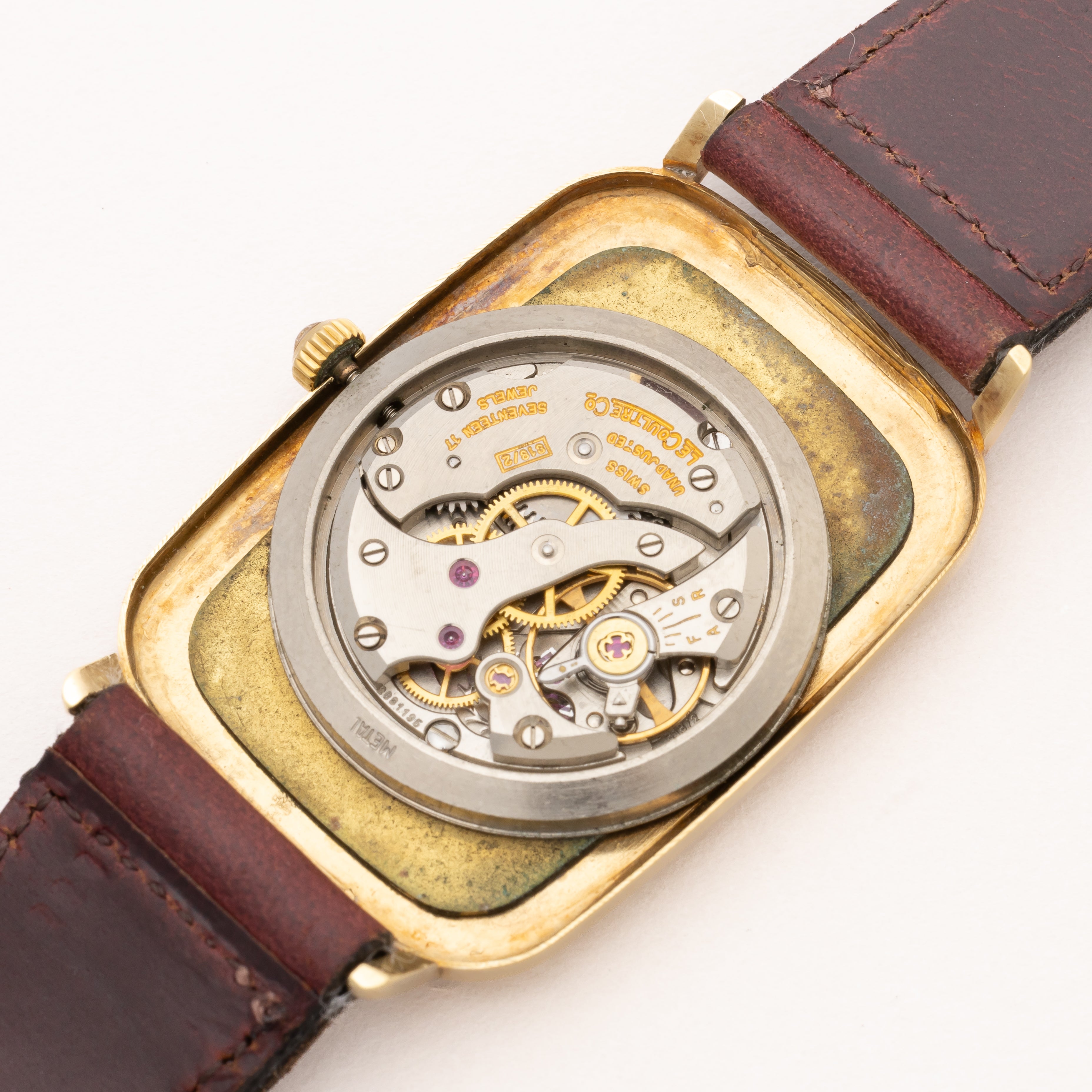 ルクルト レクタンギュラー ツートーンダイヤル 14金無垢 1980年代