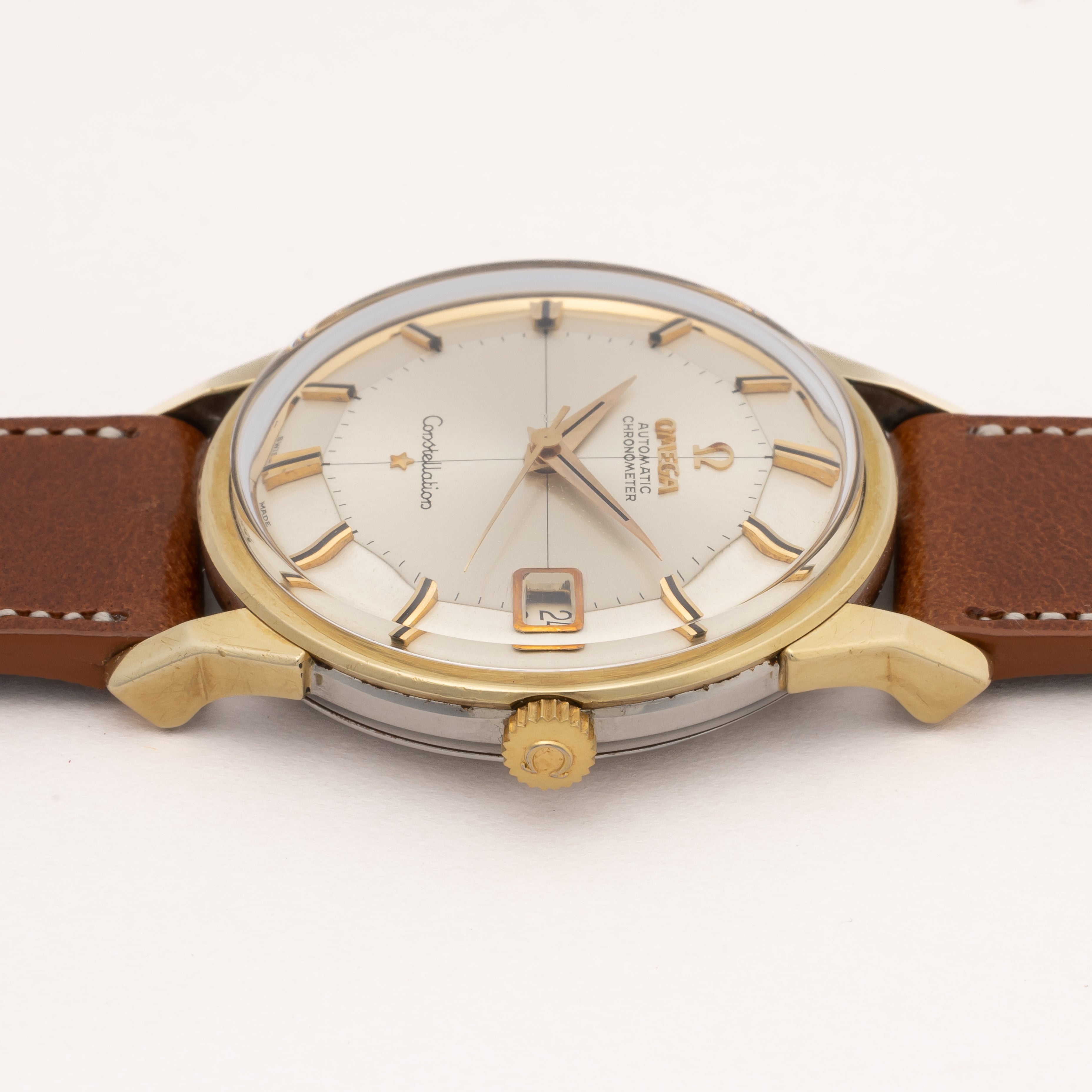 オメガ 1961年製 コンステレーション12角 金張り クロノメーター Ref.14902 61SC