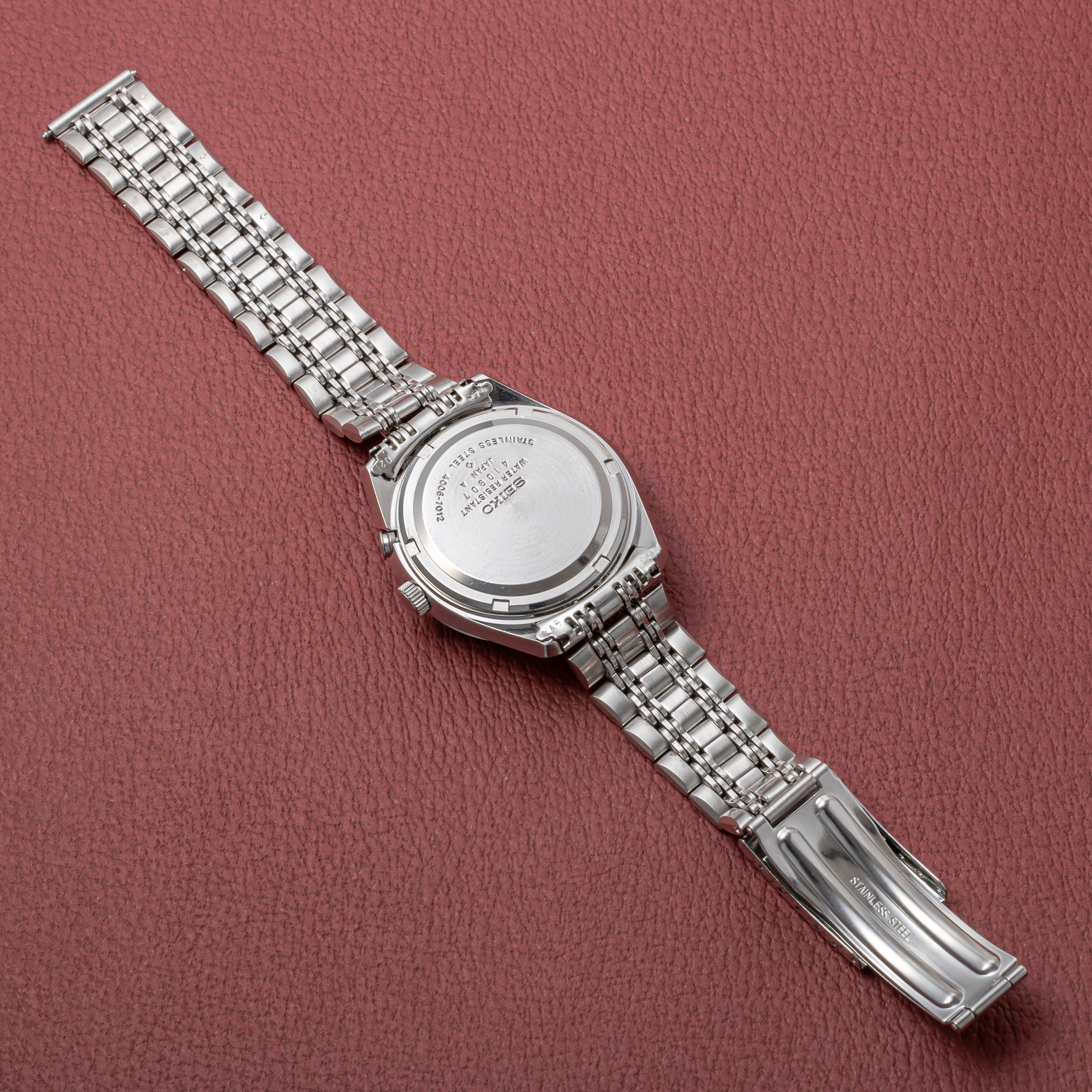 セイコー ベルマチック グレーダイヤル Ref.4006-7012 1974年製 純正ブレス