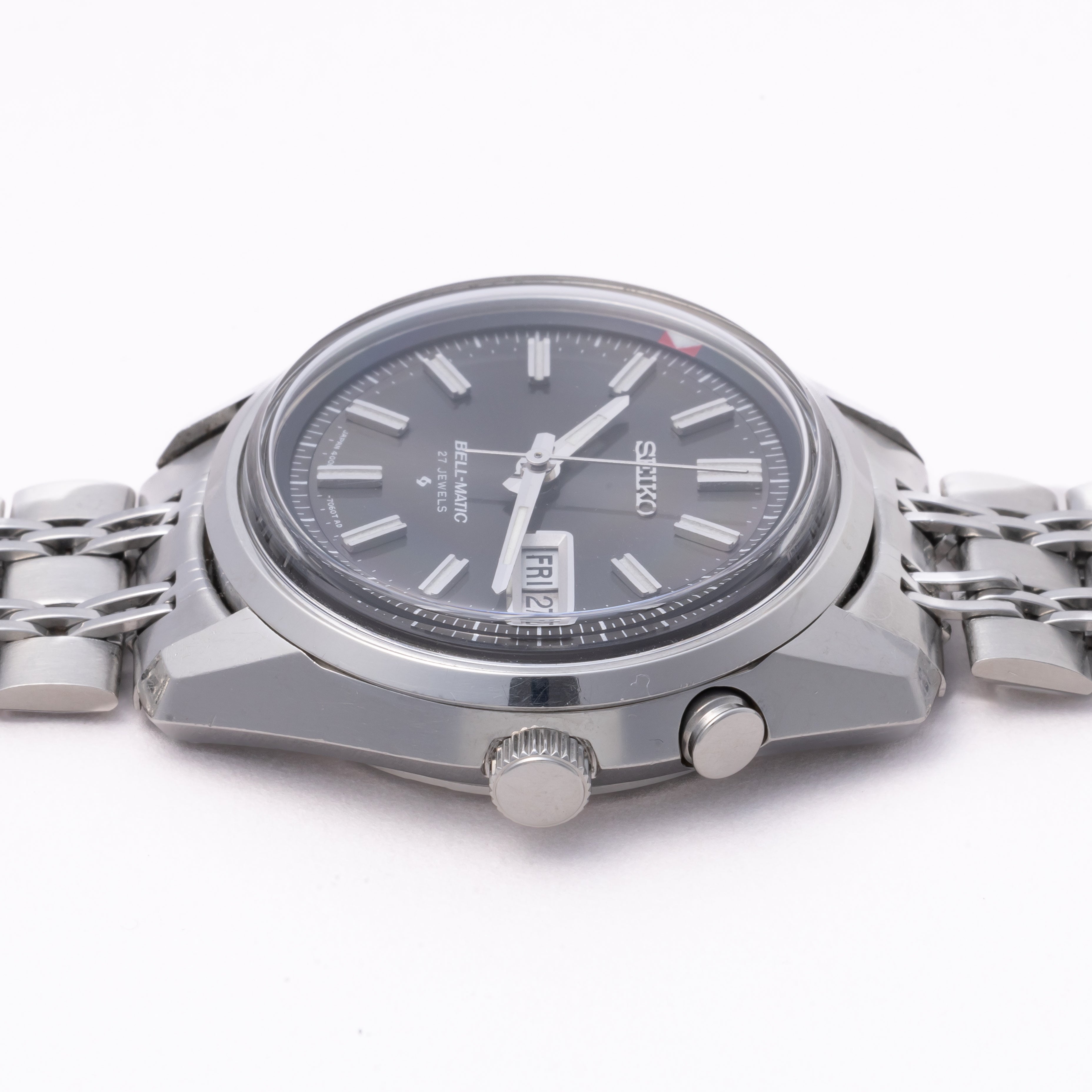 セイコー ベルマチック グレーダイヤル Ref.4006-7012 1974年製 純正ブレス