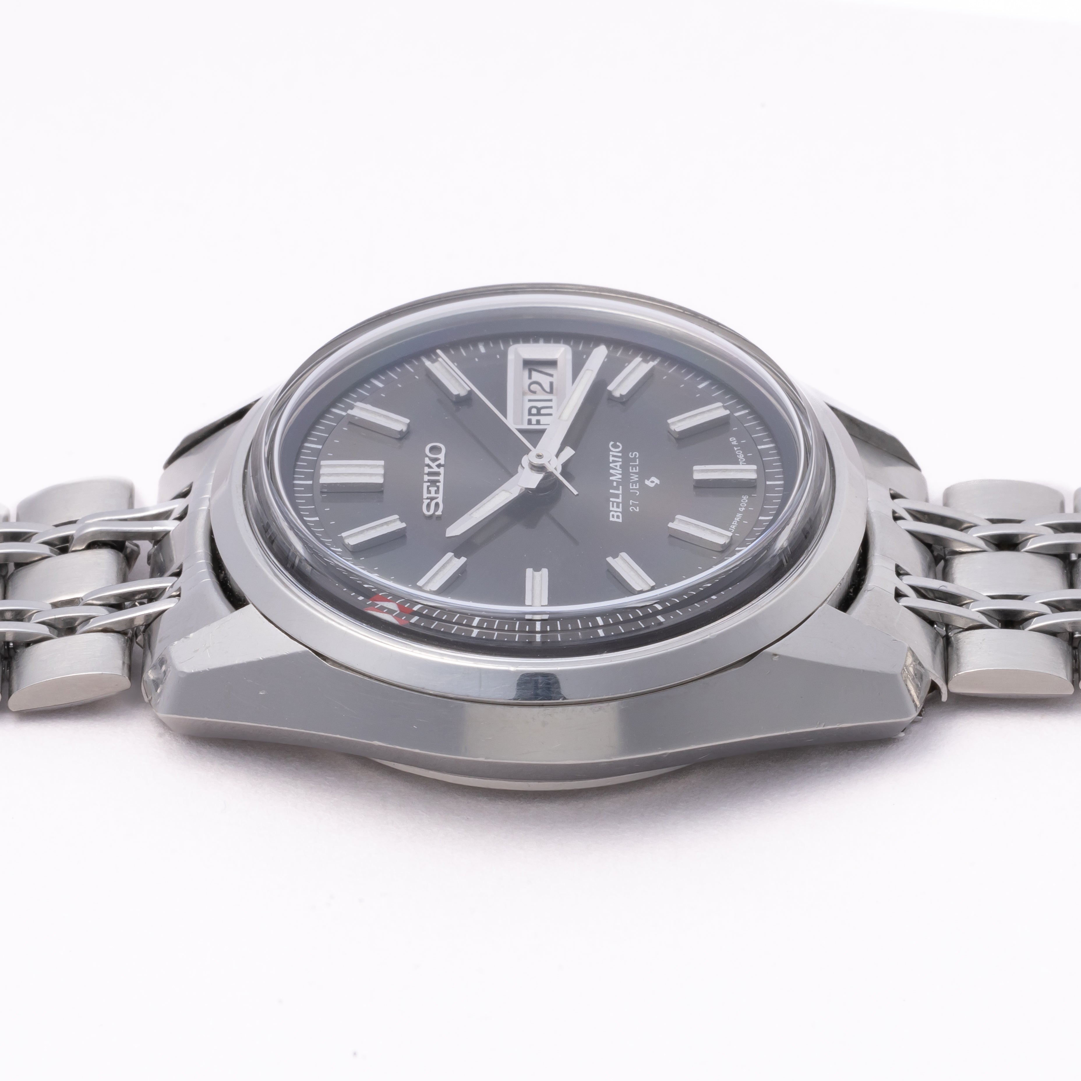 セイコー ベルマチック グレーダイヤル Ref.4006-7012 1974年製 純正ブレス