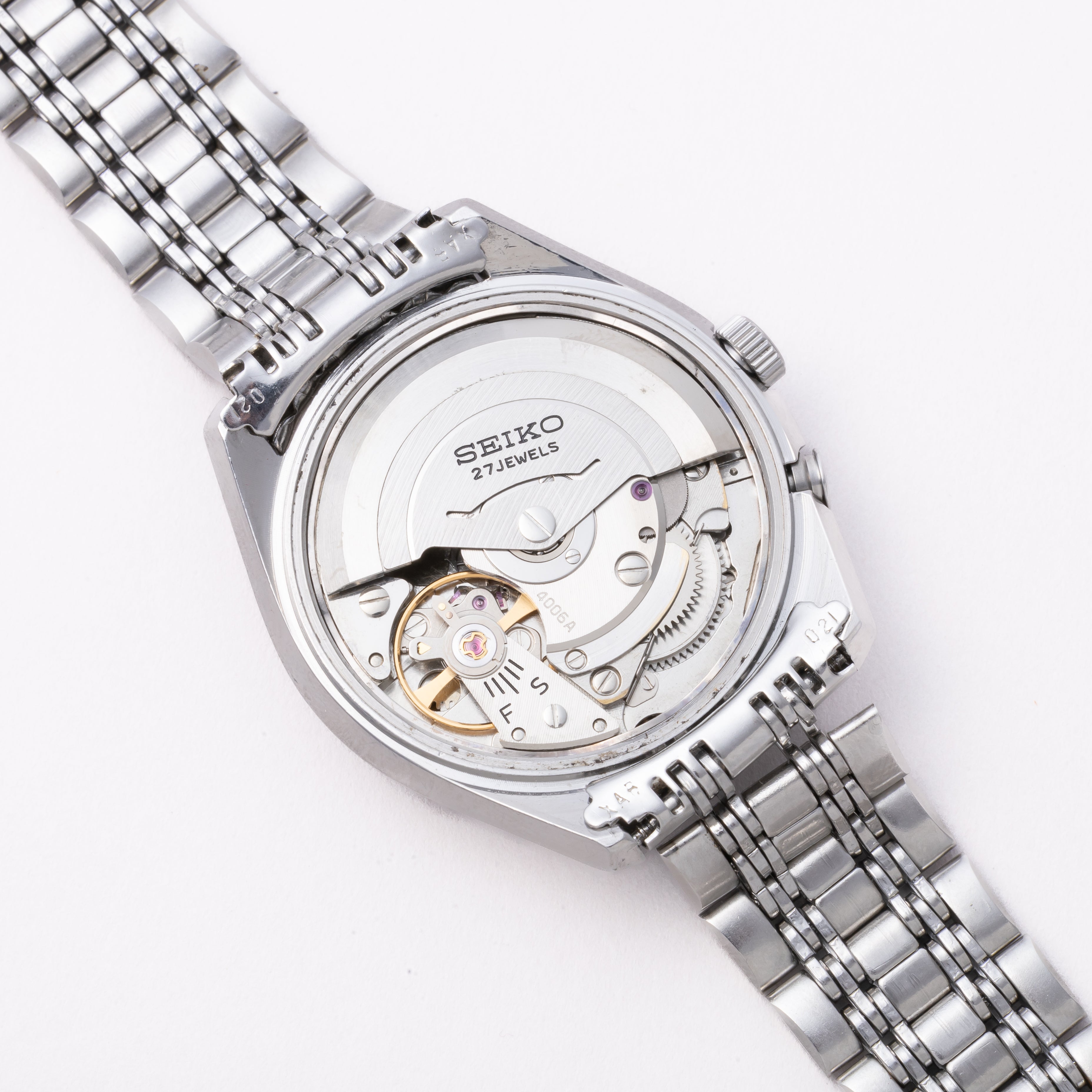 セイコー ベルマチック グレーダイヤル Ref.4006-7012 1974年製 純正ブレス