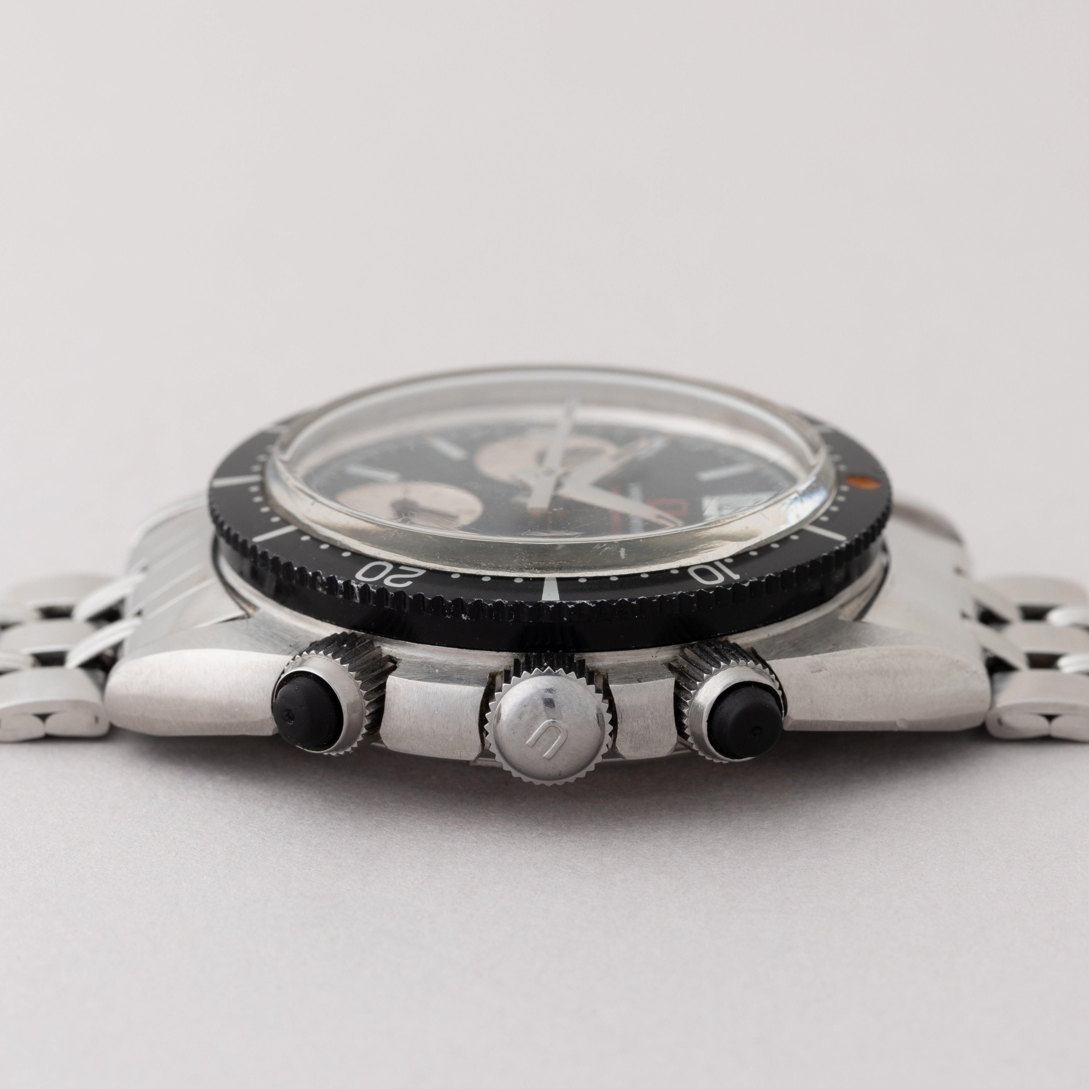 ユニバーサルジュネーブ スペースコンパックス 1960年代製 純正ブレス付き Cal.85 バルジュー72