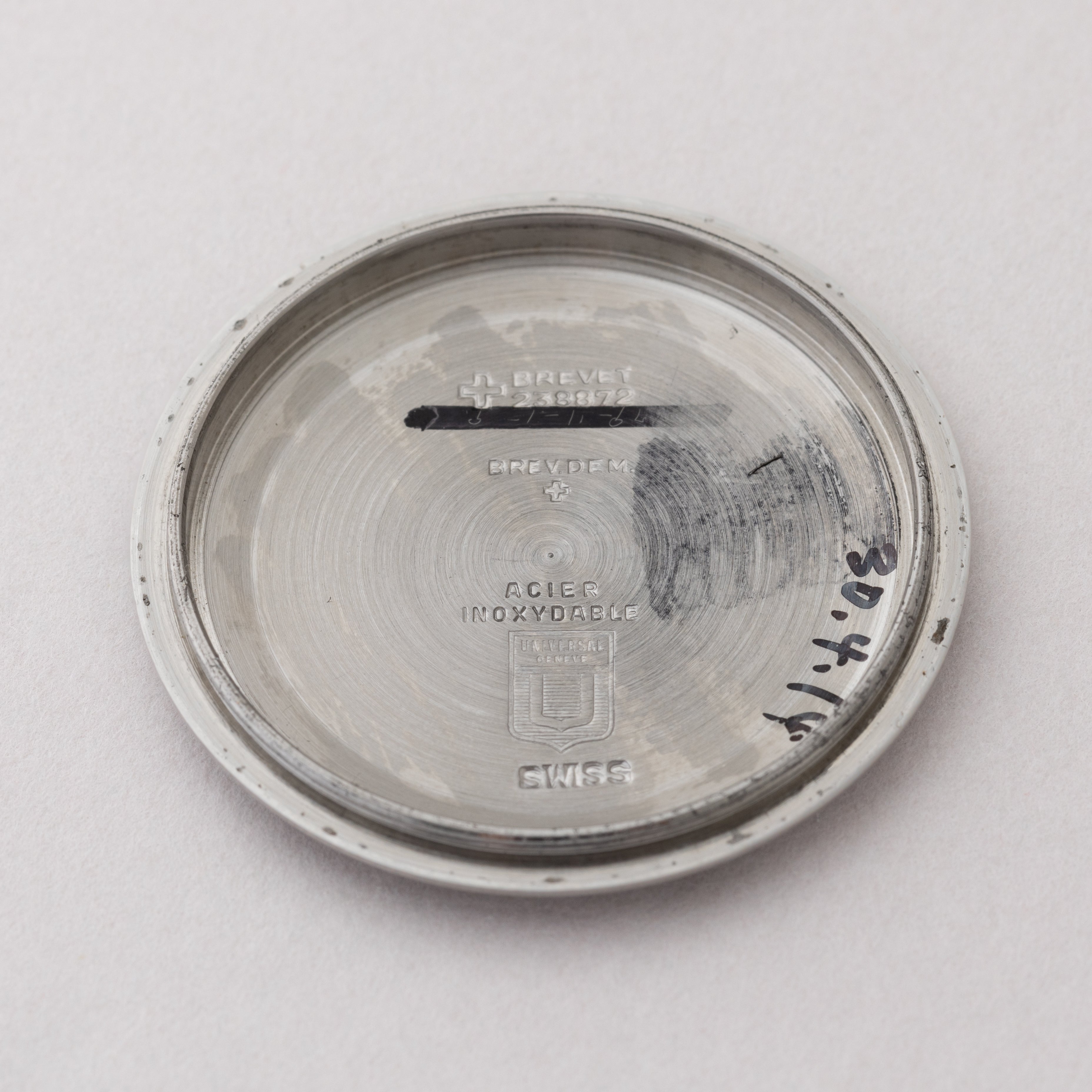 ユニバーサルジュネーブ スペースコンパックス 1960年代製 純正ブレス付き Cal.85 バルジュー72