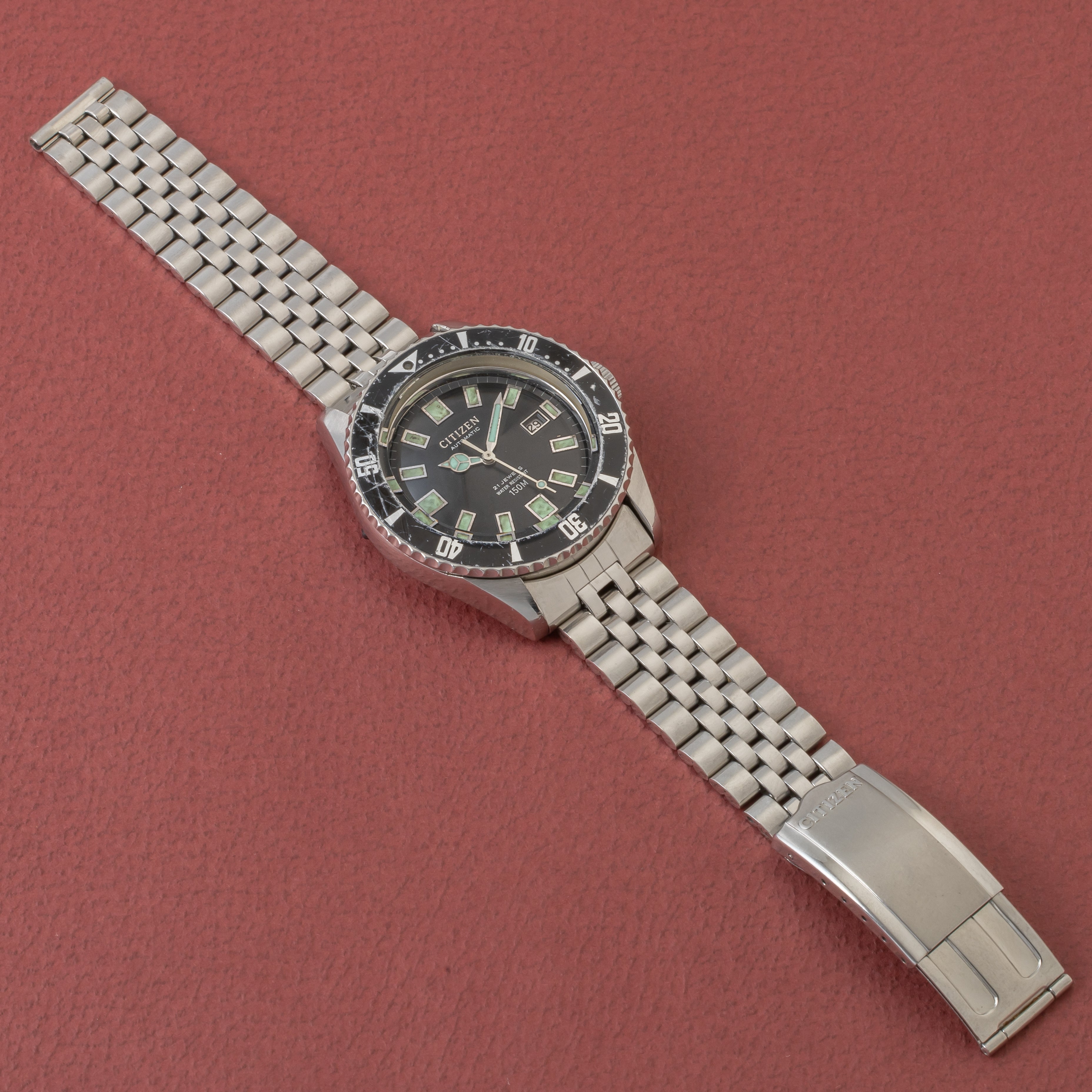 シチズン チャレンジダイバー150M 1976年製 オートマチック ブレス付き