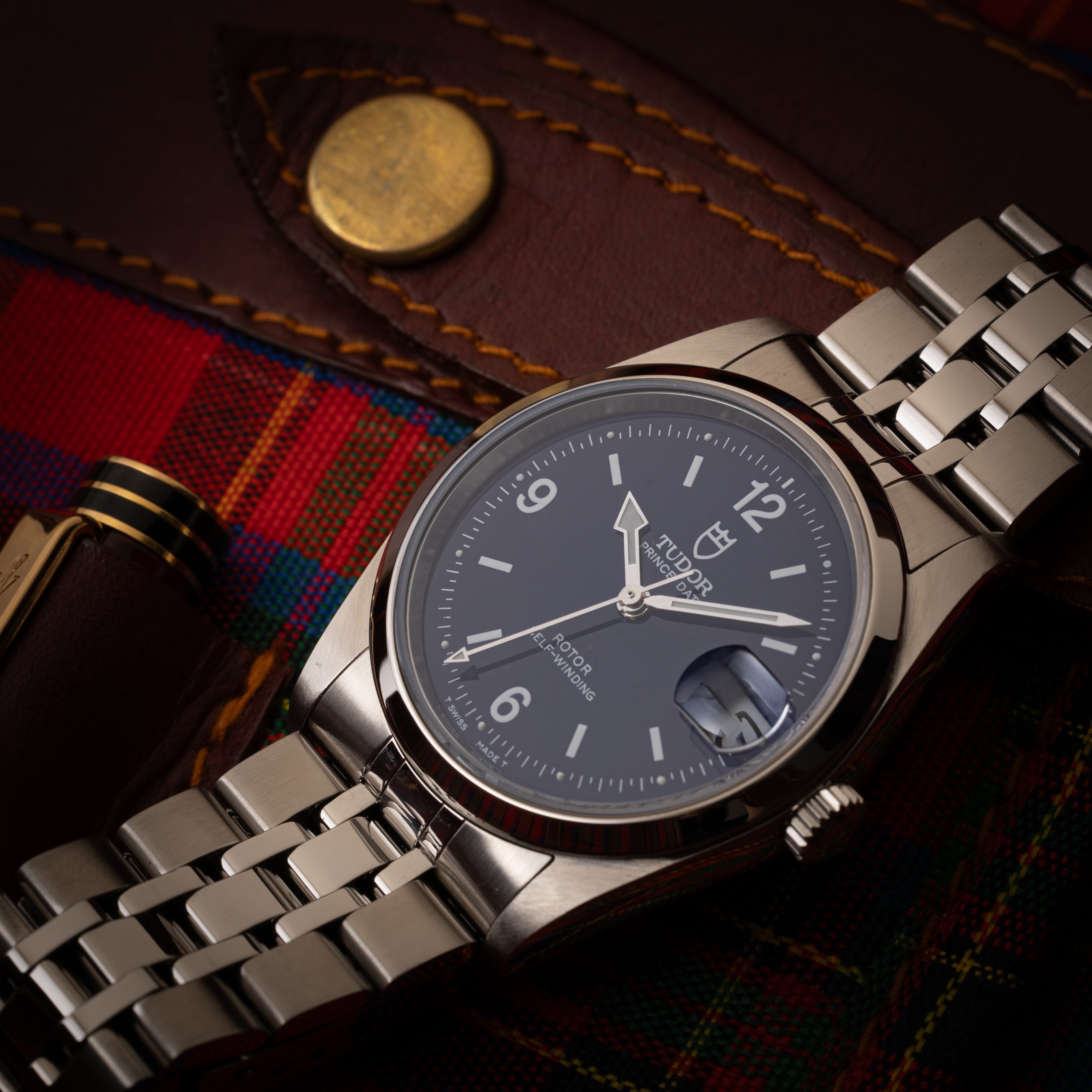 チューダー プリンスデイト 1997年製 ダークブルー 純正ステンレスブレス ギャラ付き