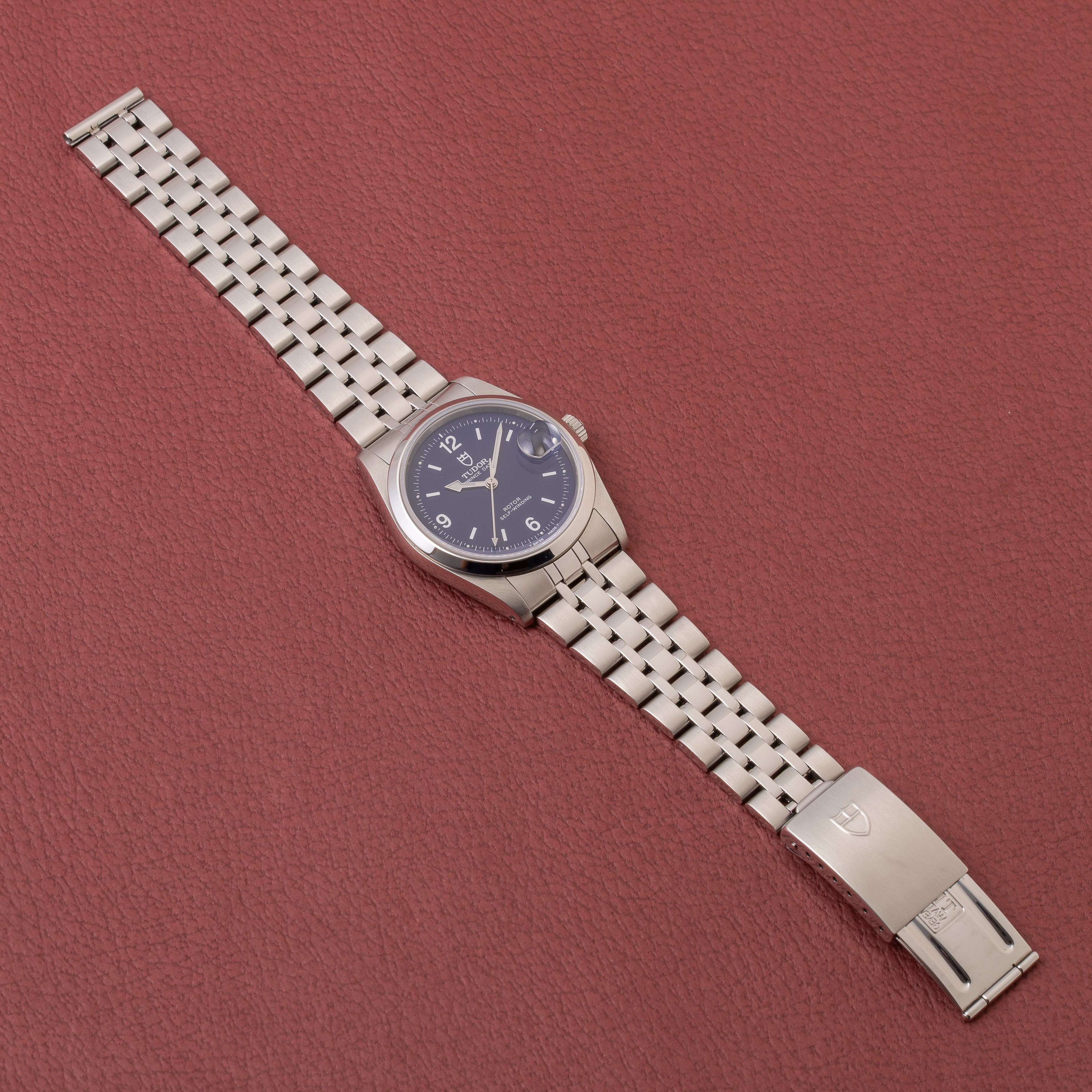 チューダー プリンスデイト 1997年製 ダークブルー 純正ステンレスブレス ギャラ付き