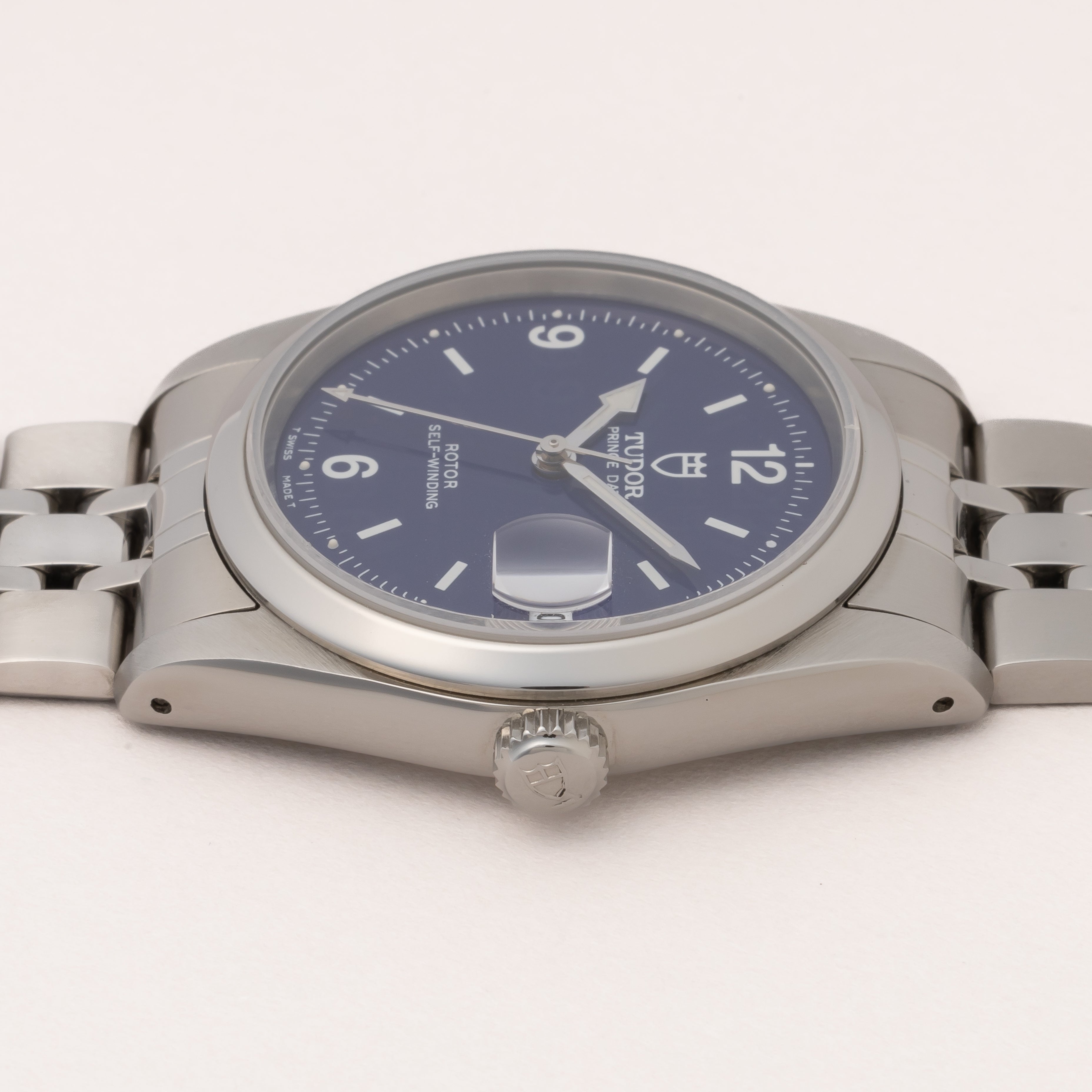 チューダー プリンスデイト 1997年製 ダークブルー 純正ステンレスブレス ギャラ付き