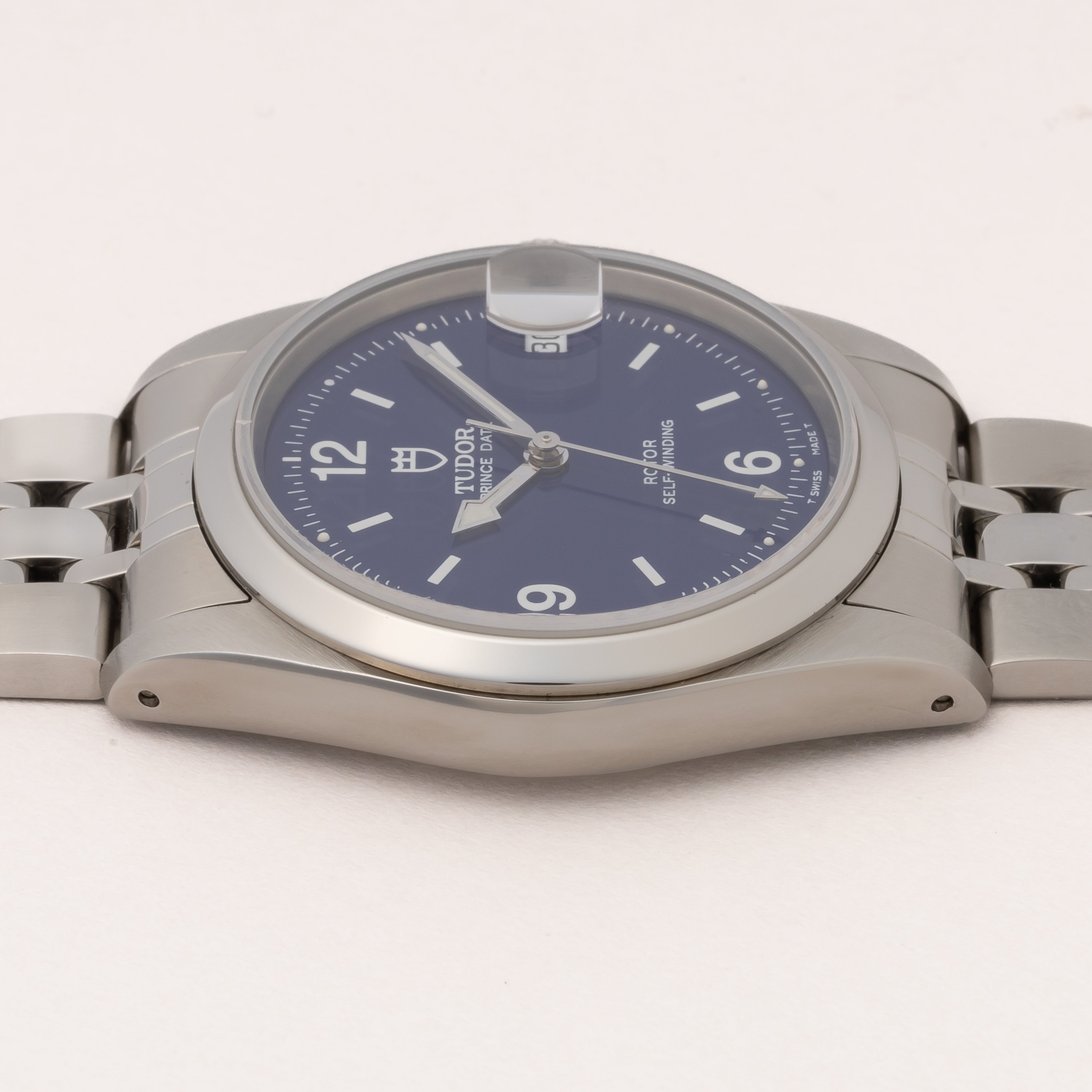チューダー プリンスデイト 1997年製 ダークブルー 純正ステンレスブレス ギャラ付き