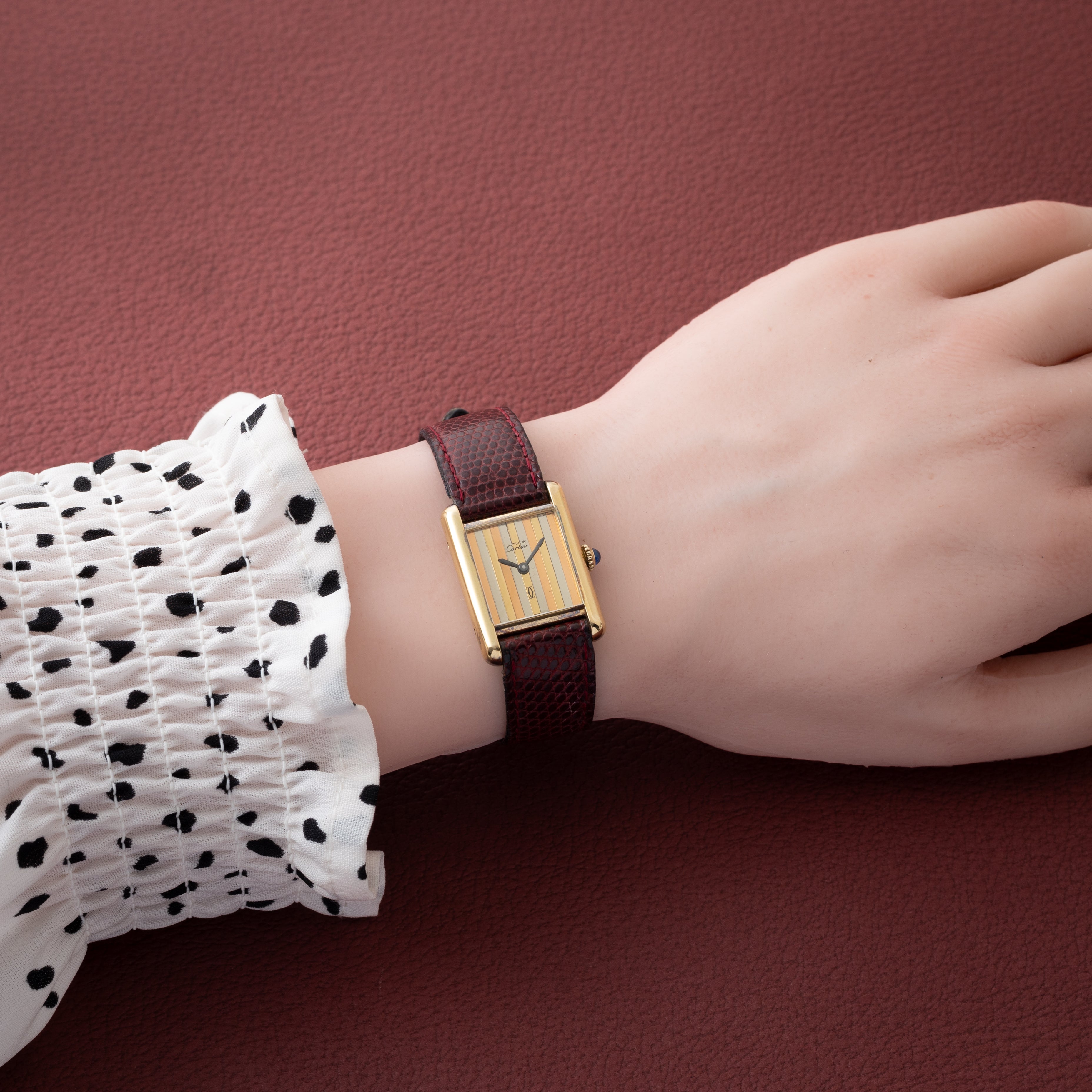 カルティエ マストタンク SMサイズトリニティダイヤル 1980年代