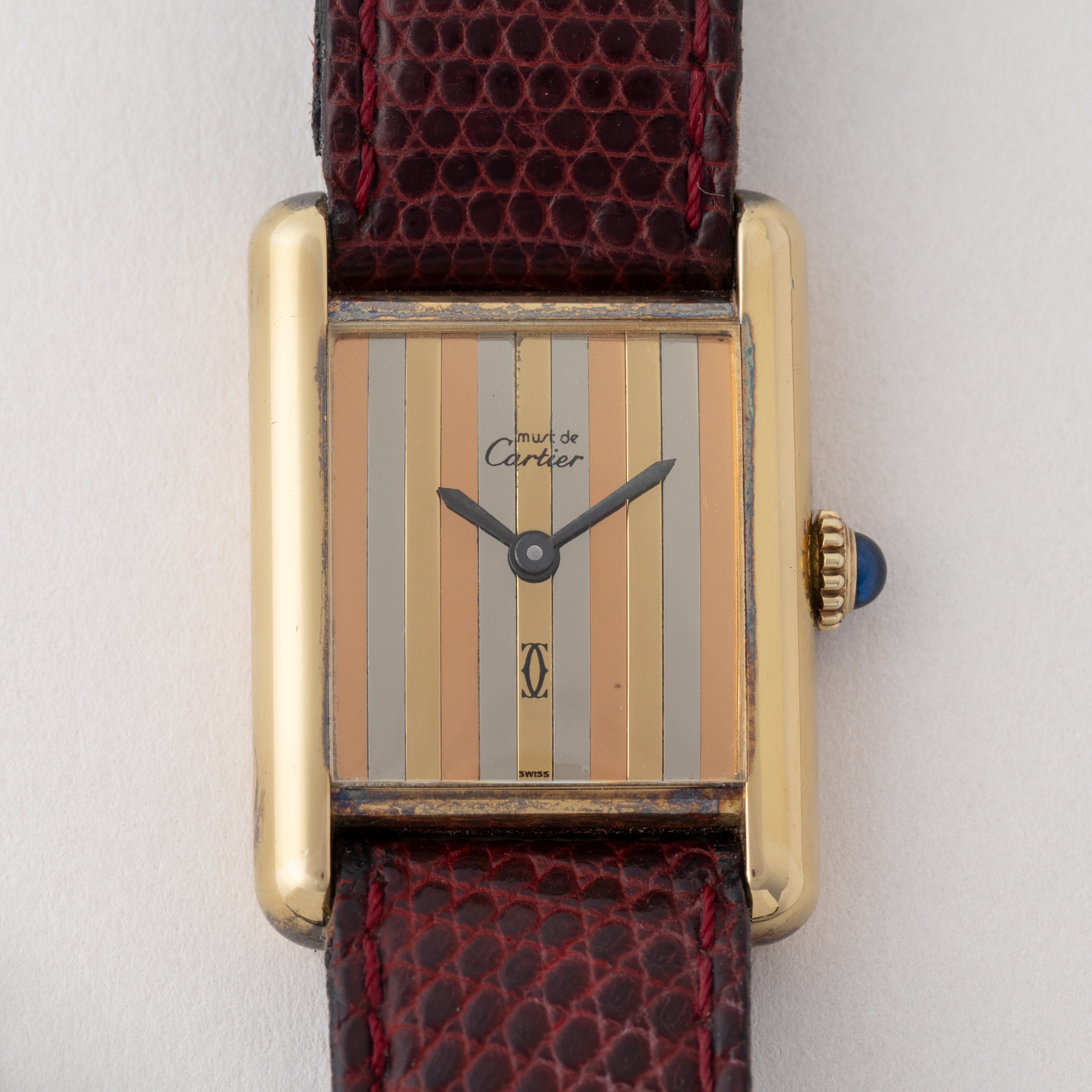 カルティエ マストタンク SMサイズトリニティダイヤル 1980年代