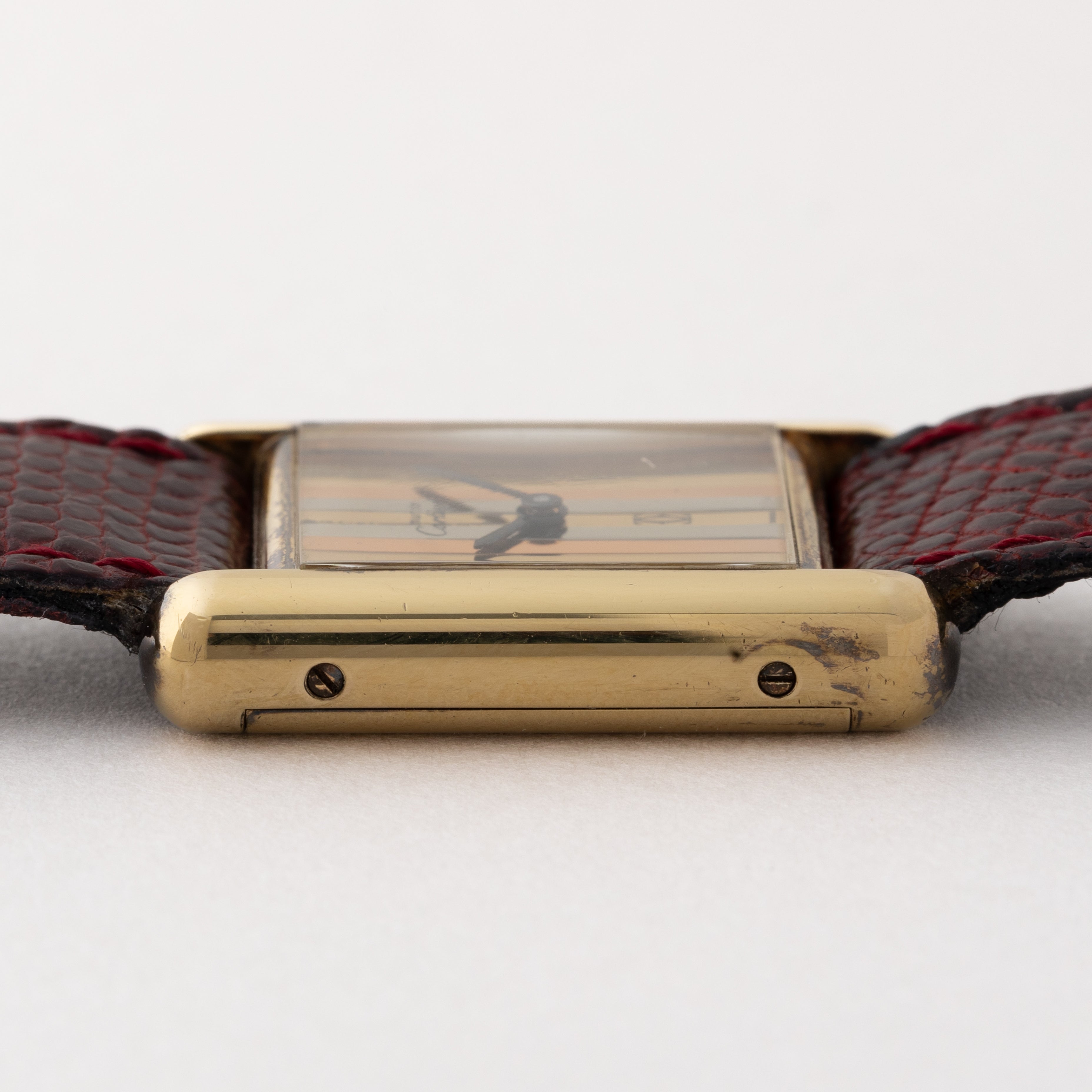 カルティエ マストタンク SMサイズトリニティダイヤル 1980年代