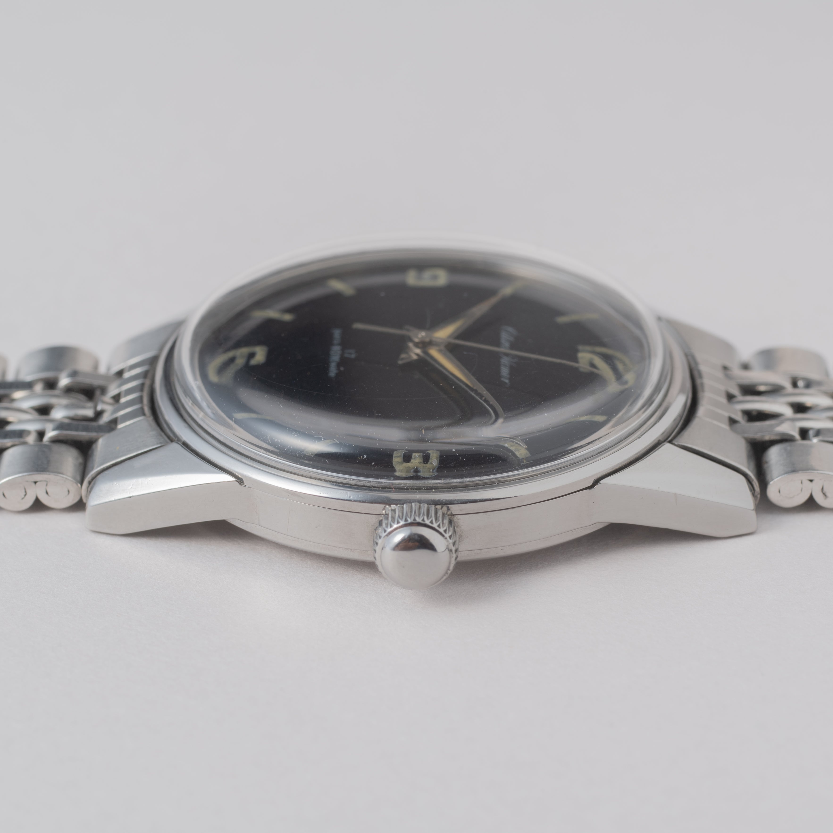 シチズン ホーマー パラウォーター オリジナルブラックダイヤル 1963年製 純正ステンレスブレス