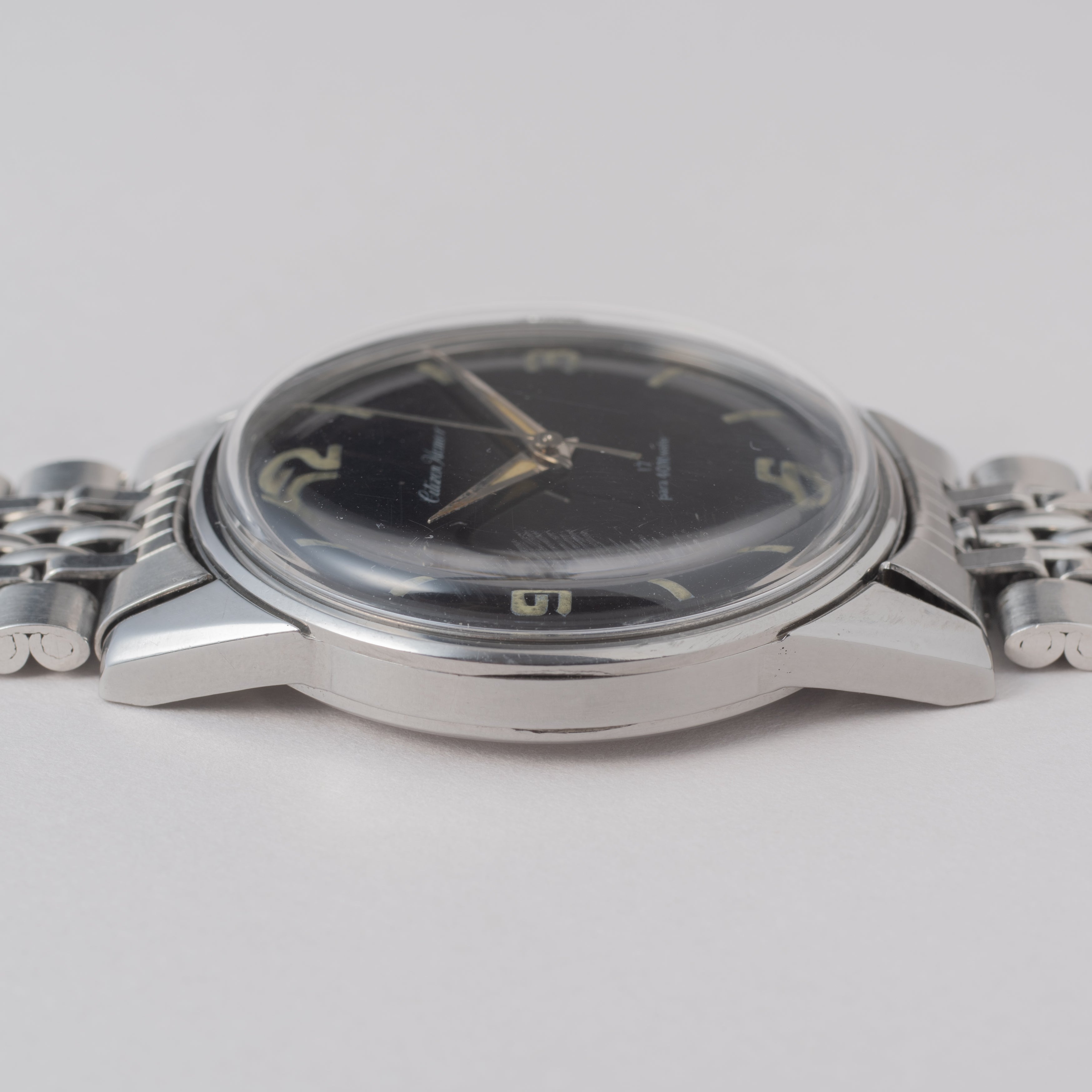 シチズン ホーマー パラウォーター オリジナルブラックダイヤル 1963年製 純正ステンレスブレス