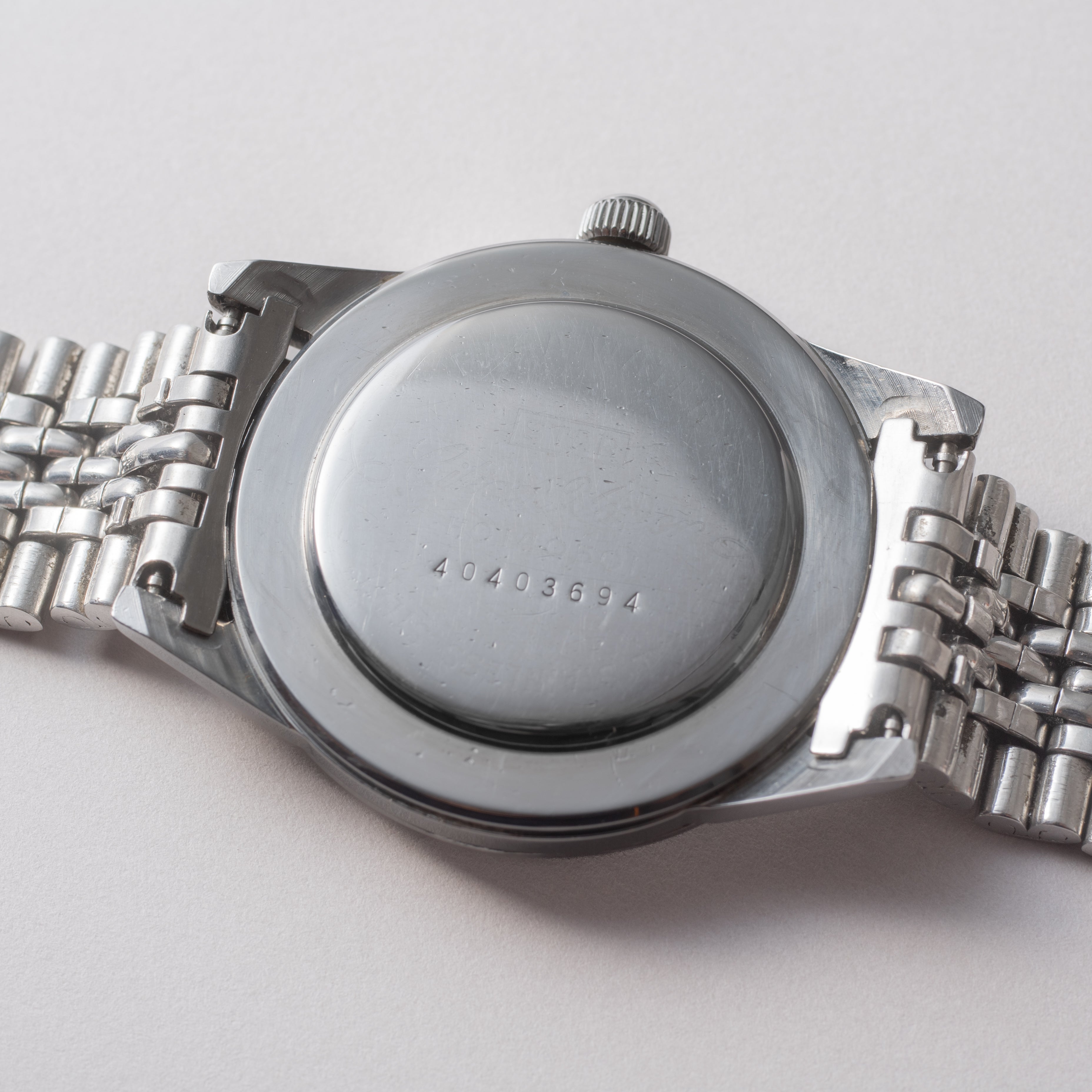 シチズン ホーマー パラウォーター オリジナルブラックダイヤル 1963年製 純正ステンレスブレス