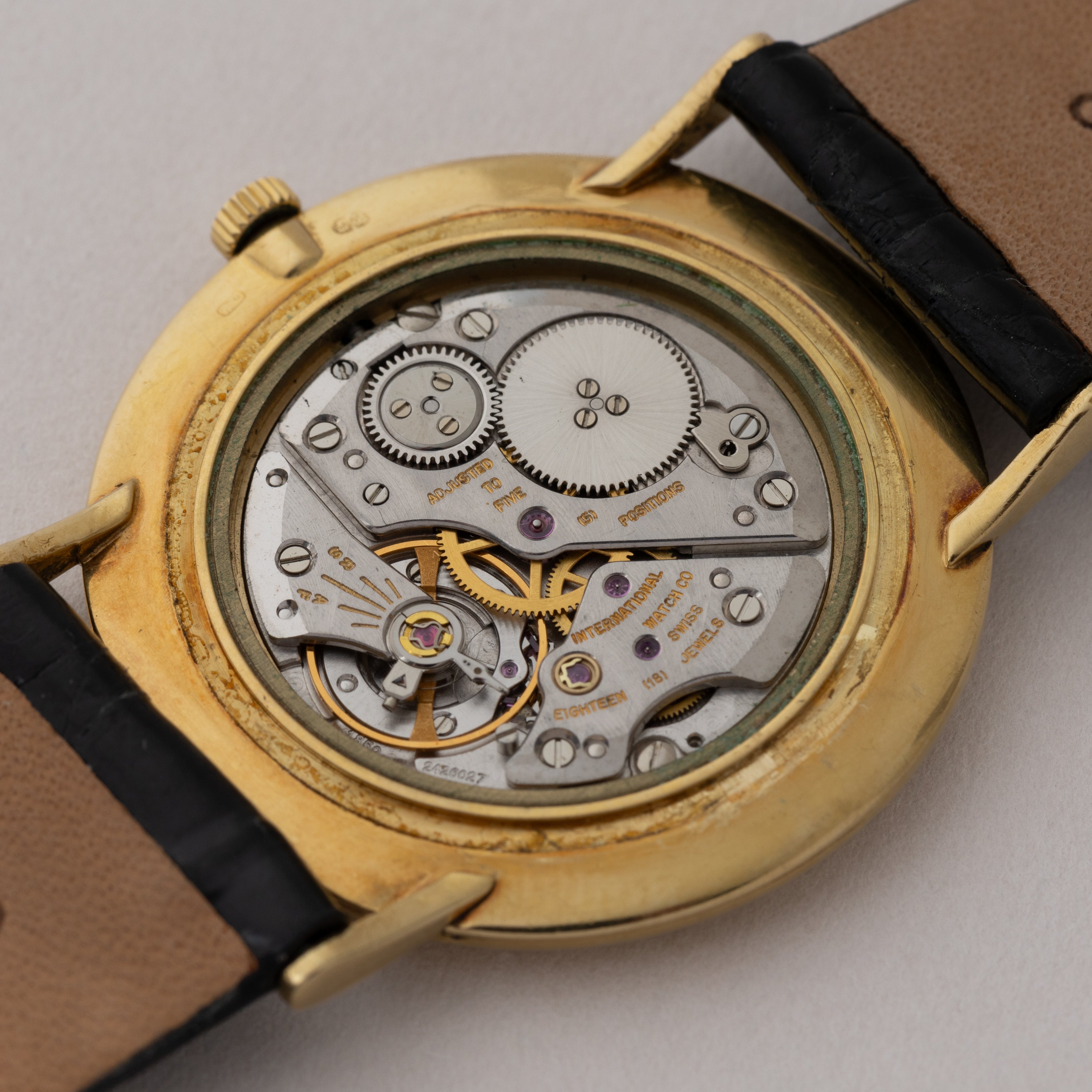 IWC ポートフィノ 18金無垢 手巻き 1970年代