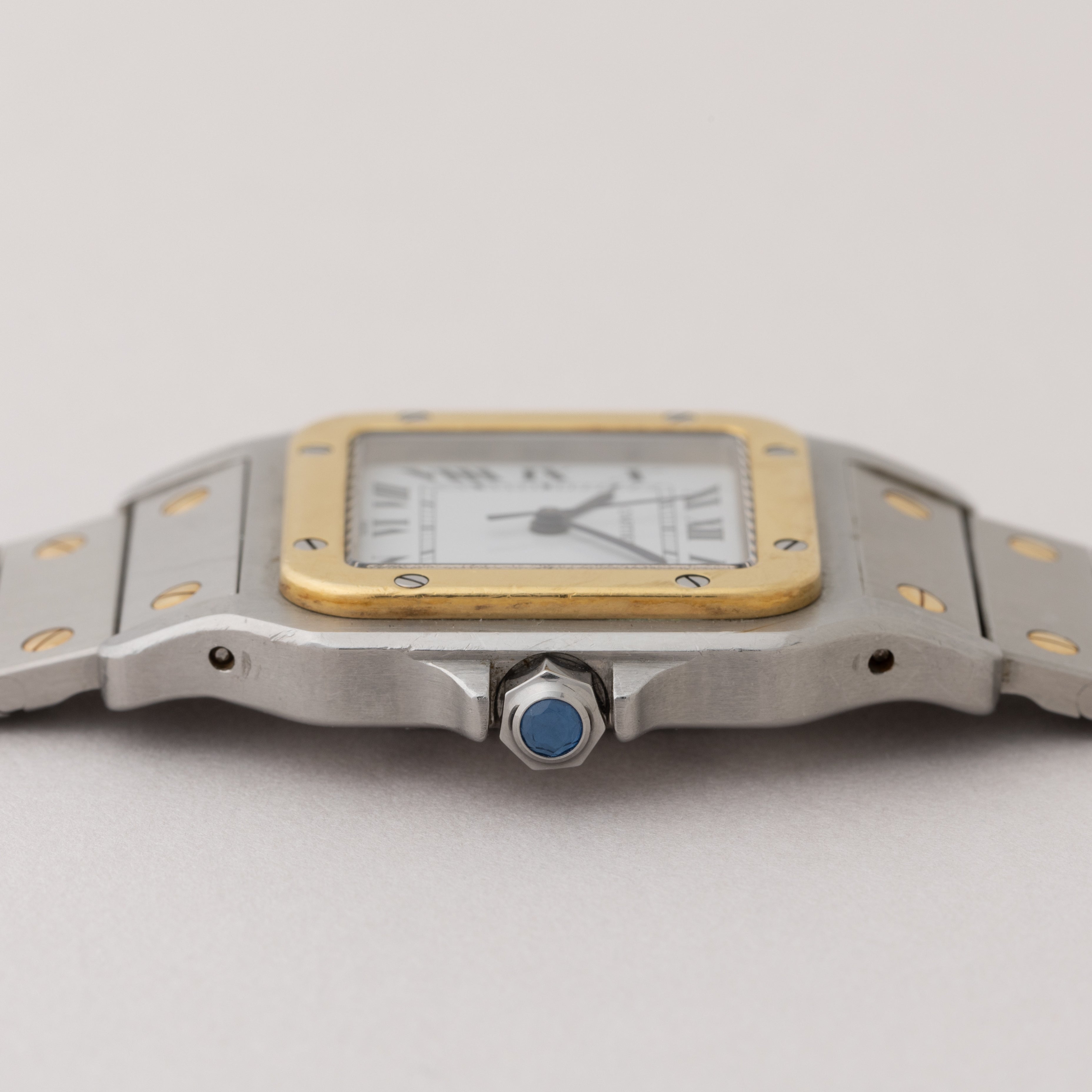 カルティエ サントス コンビ LMサイズ 箱、ギャラ付き 1980年代製