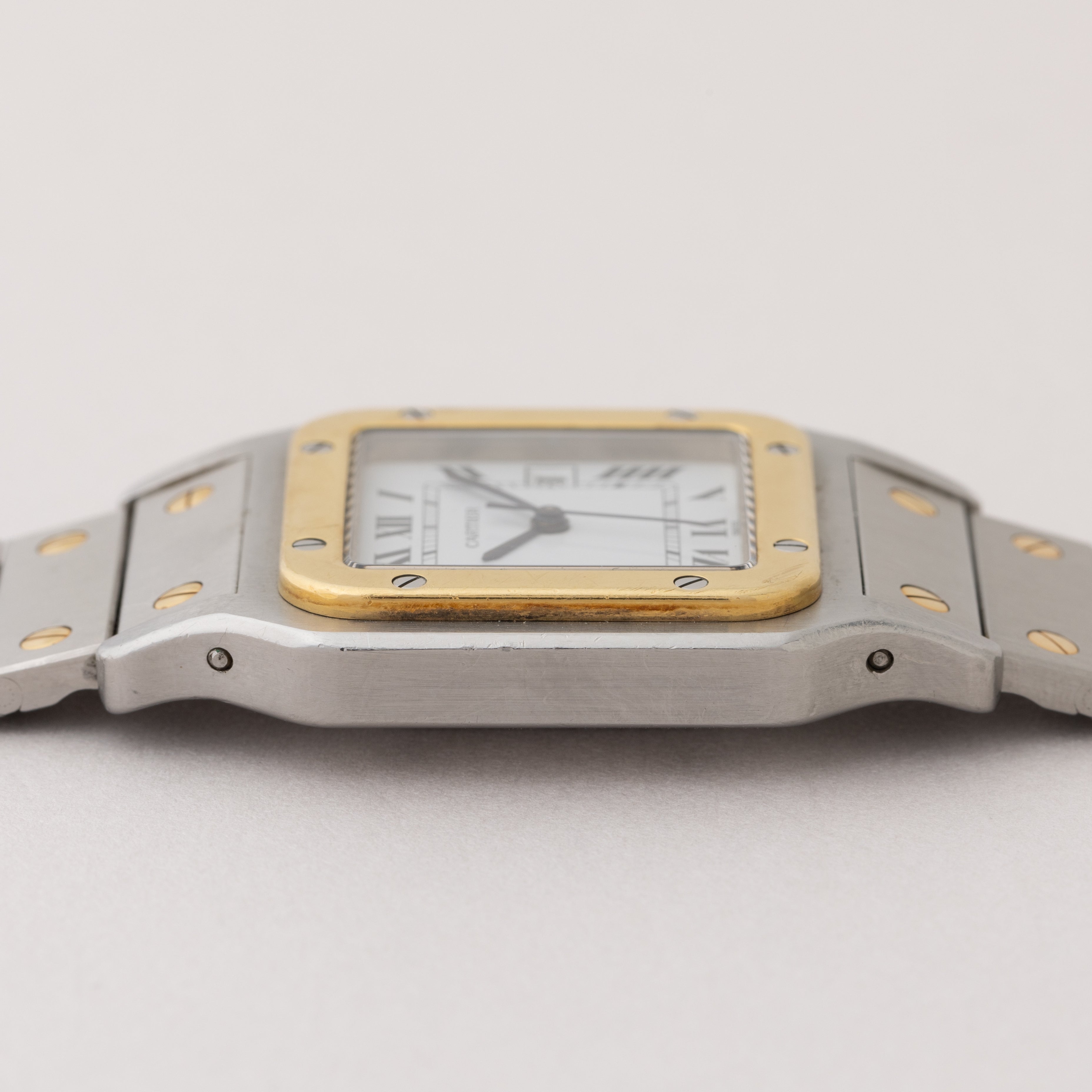 カルティエ サントス コンビ LMサイズ 箱、ギャラ付き 1980年代製