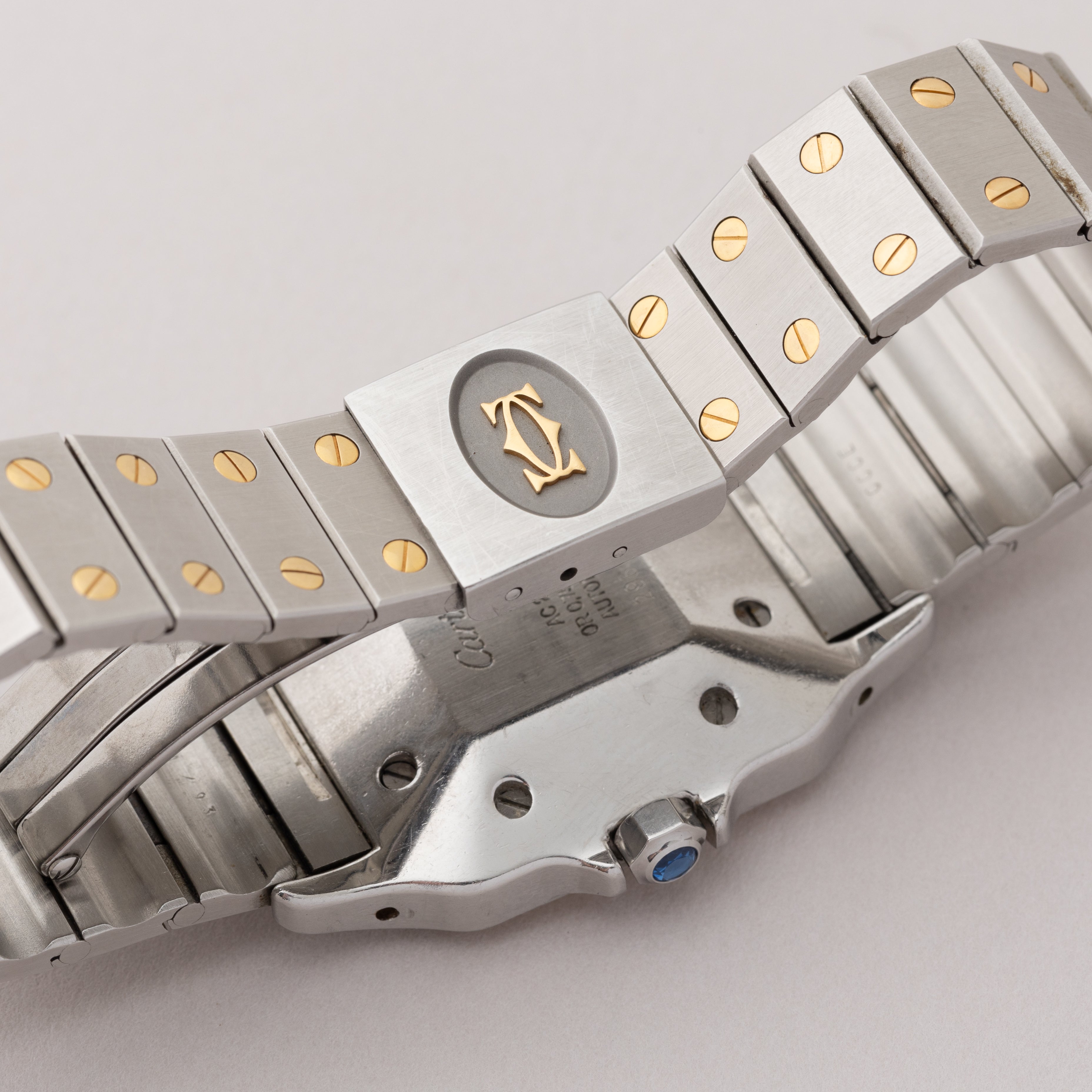 カルティエ サントス コンビ LMサイズ 箱、ギャラ付き 1980年代製