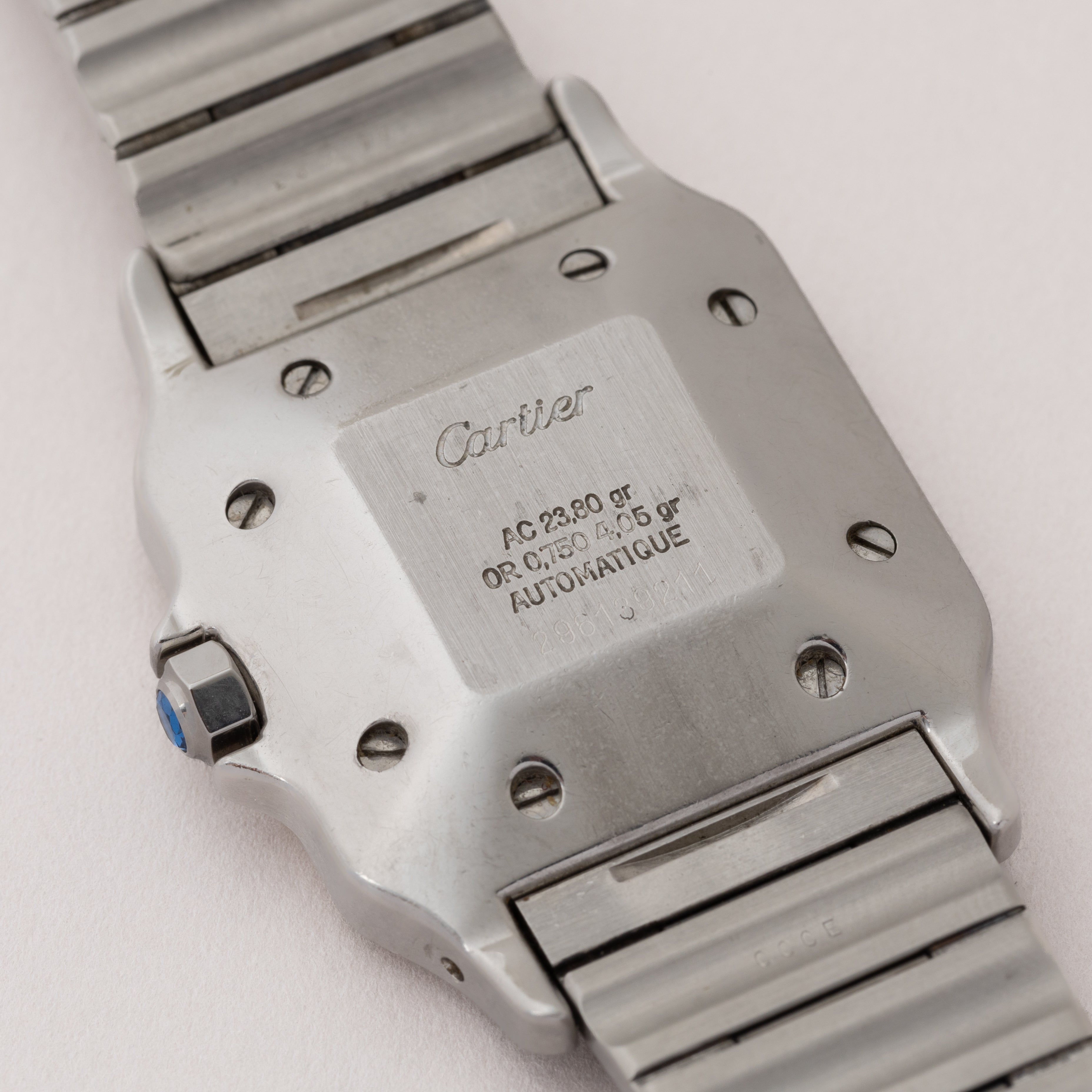 カルティエ サントス コンビ LMサイズ 箱、ギャラ付き 1980年代製
