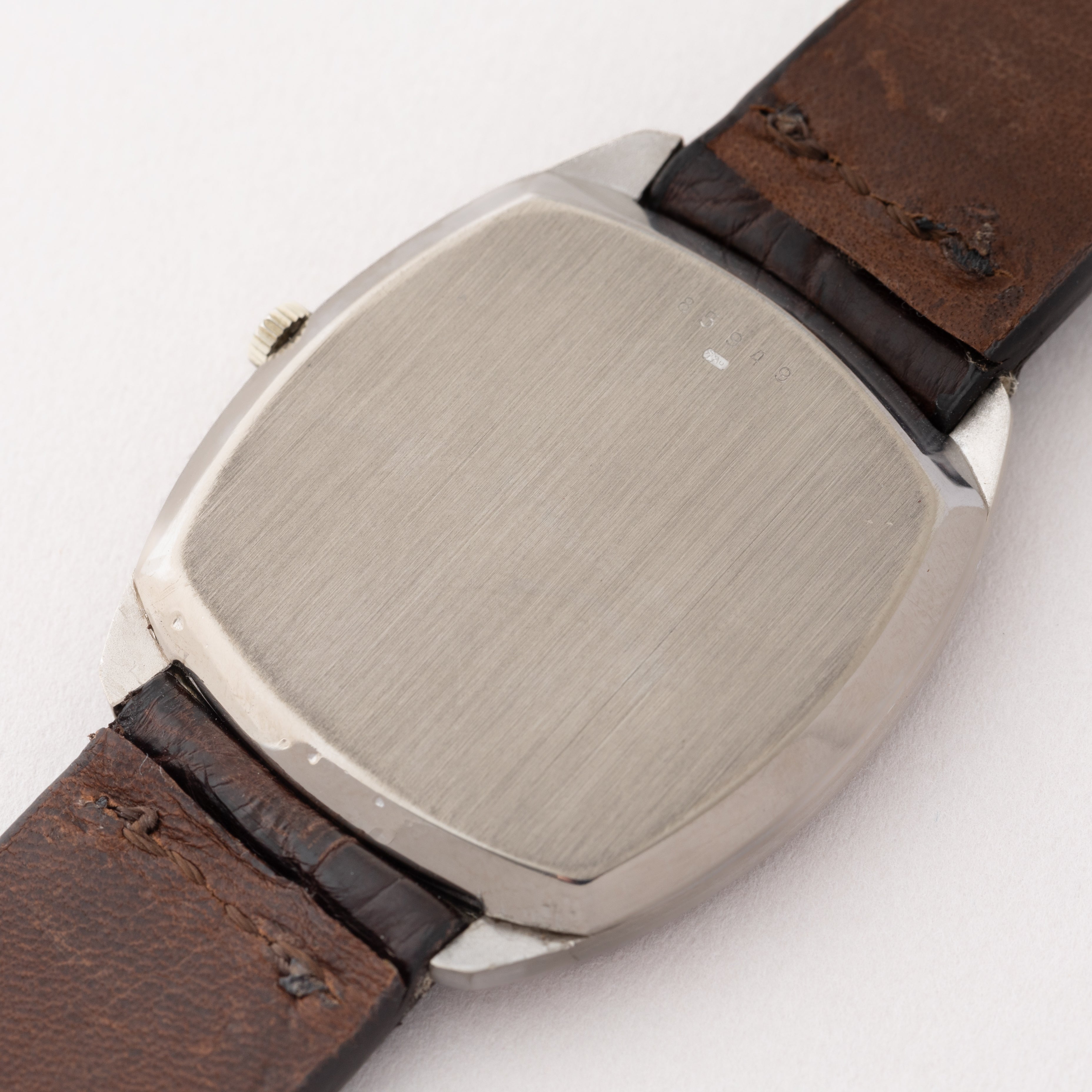 オーデマ・ピゲ Cライン18金無垢ホワイトゴールドケース5Pダイヤ 自動巻き スリム2針 1970年代製