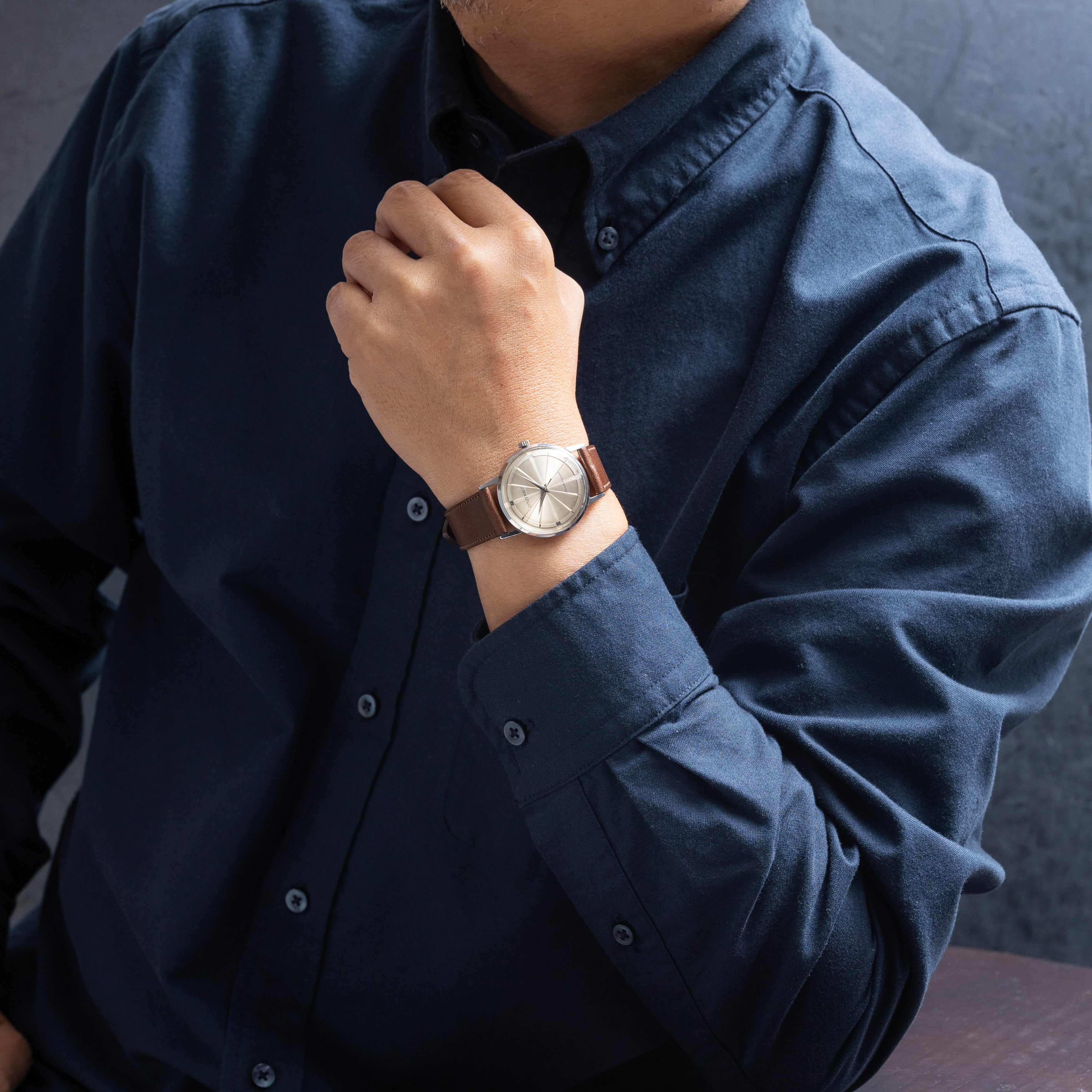 シチズン エース 1961年製 手巻き 21石 レコードダイヤル