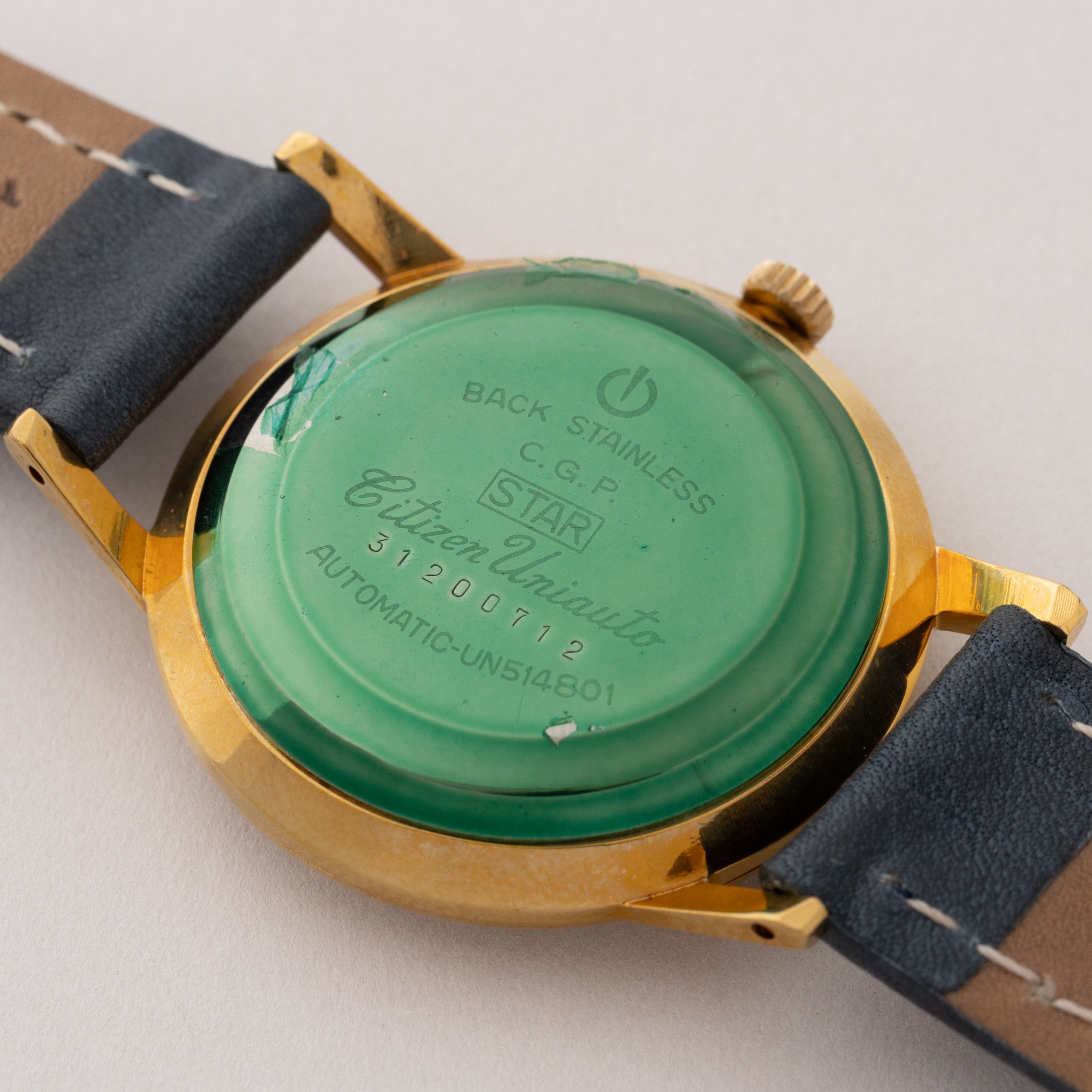 シチズン ユニオート 1963年製 自動巻き 未使用品 金張り