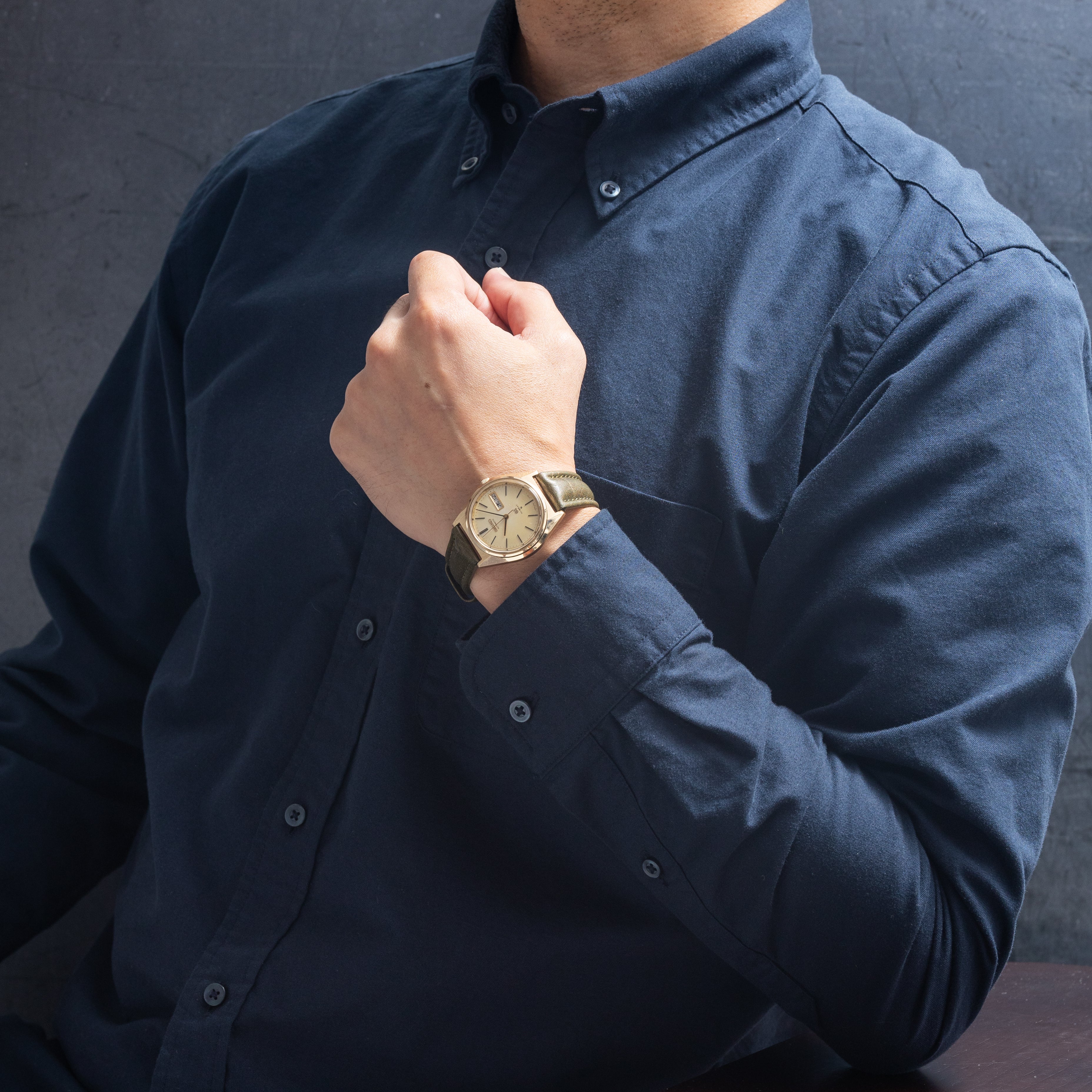 グランドセイコー 1973年製 Ref.5646-7010 56GS CAPゴールド デイデイト