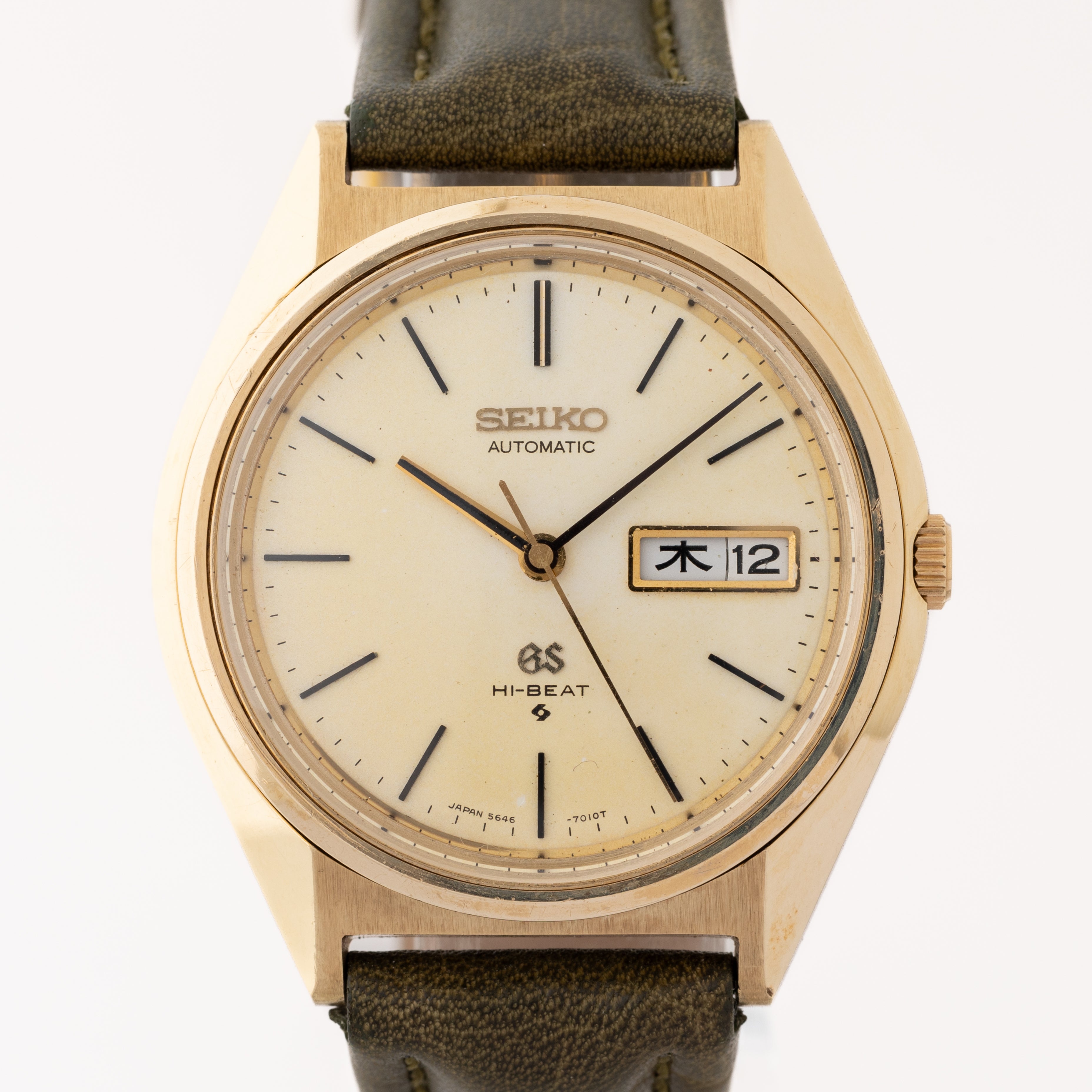 グランドセイコー 1973年製 Ref.5646-7010 56GS CAPゴールド デイデイト