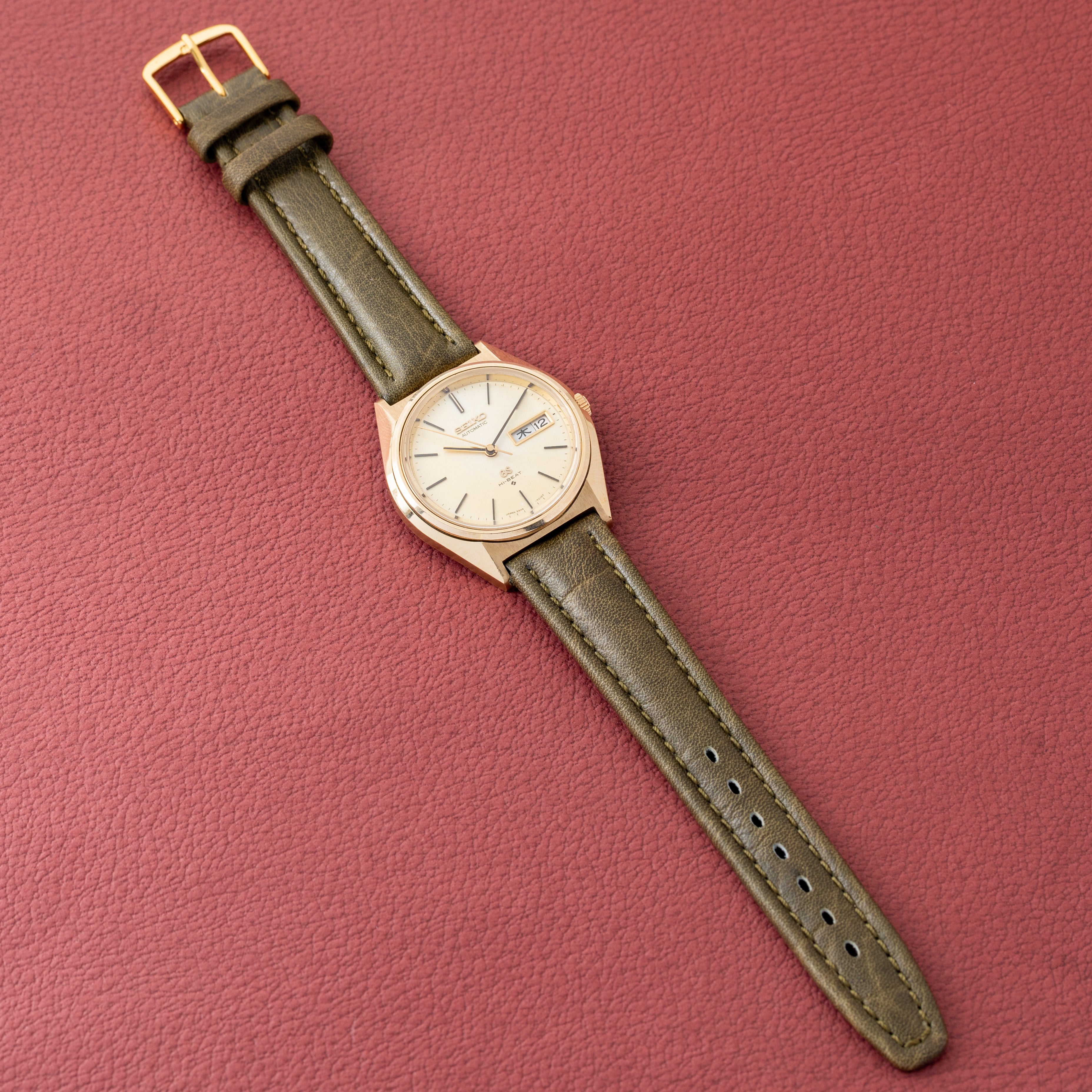 グランドセイコー 1973年製 Ref.5646-7010 56GS CAPゴールド デイデイト