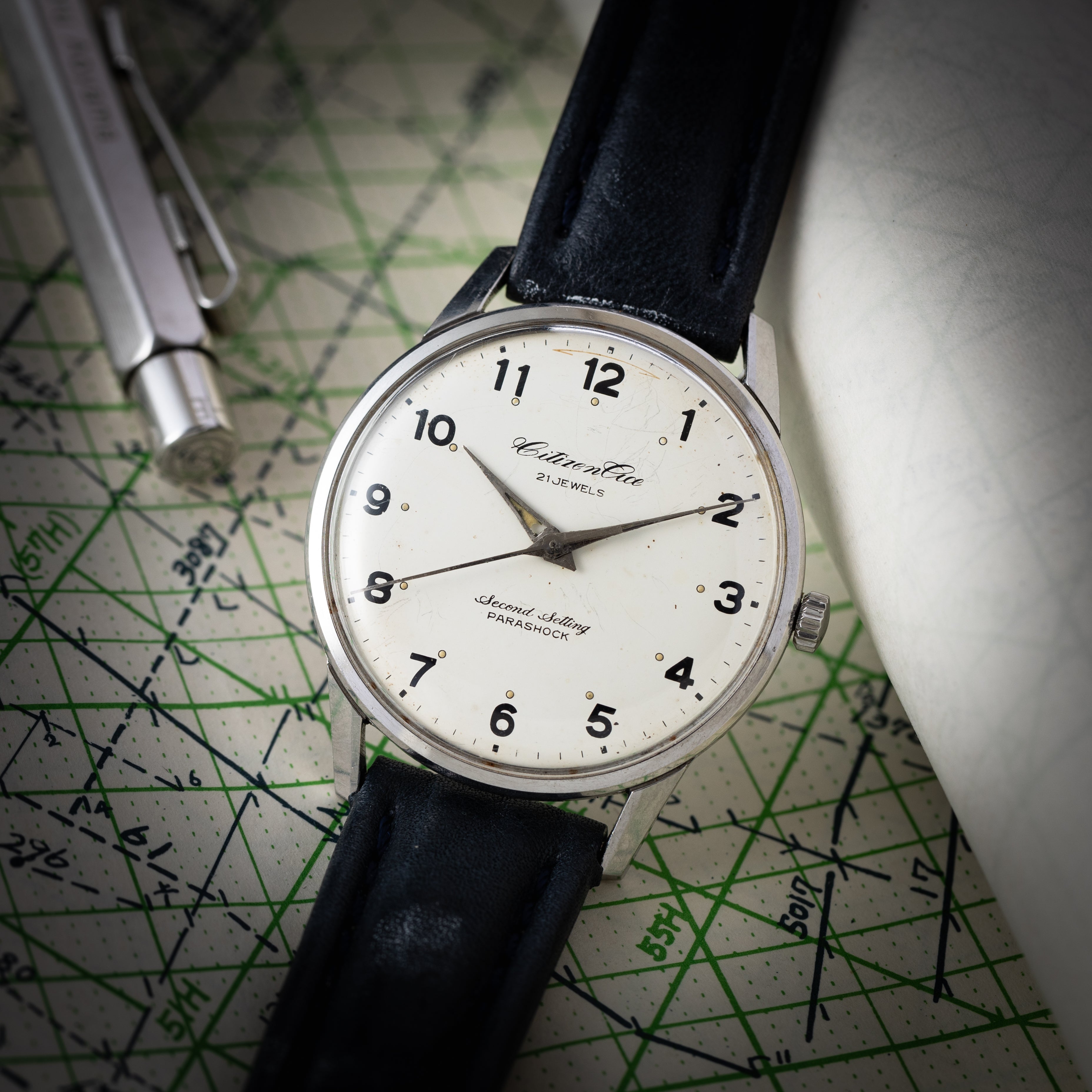 シチズン エース 国鉄 昭和40年 東鉄 1965年製 セコンドセッティング