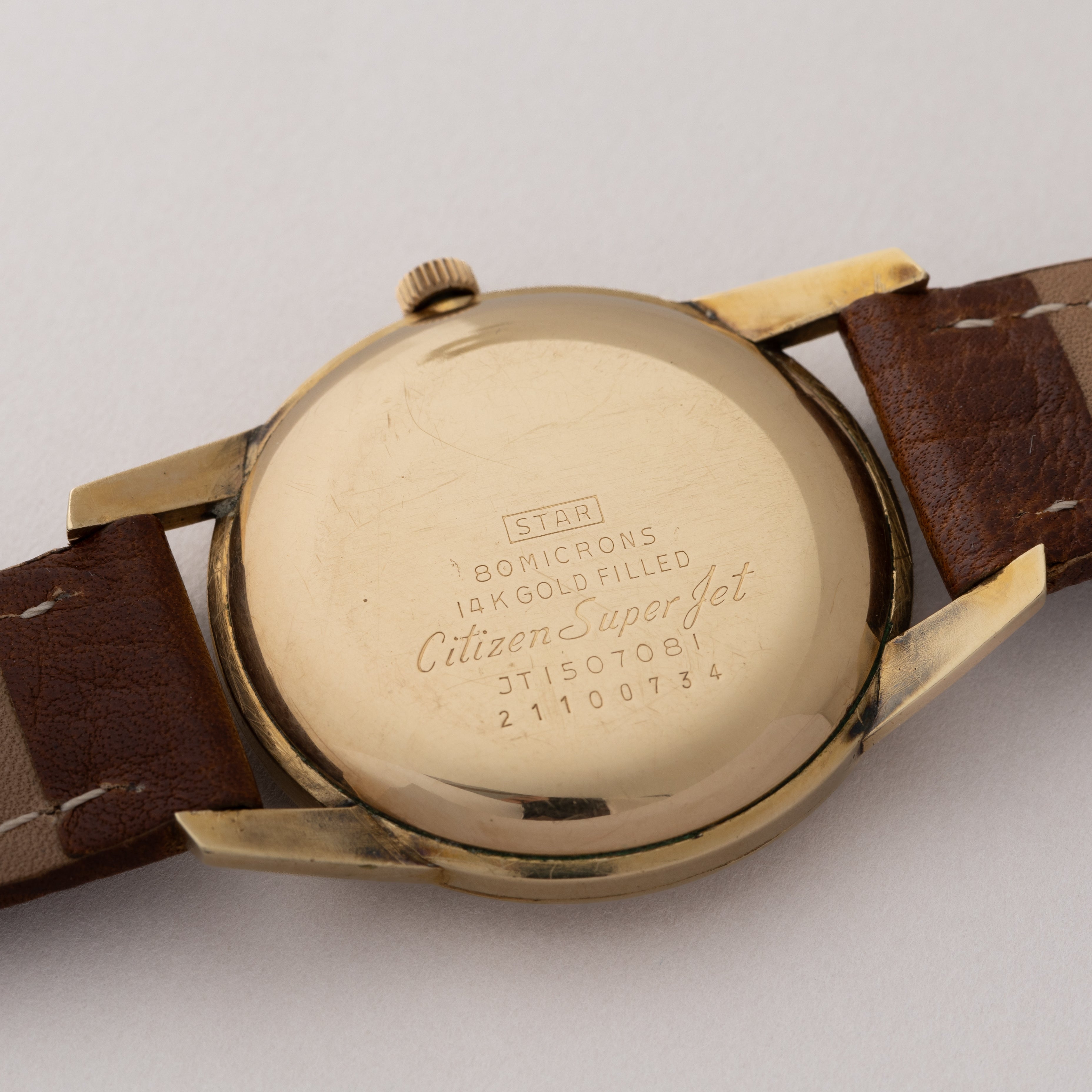 シチズン スーパージェット 1962年製 Ref.JT1507081 14金張り