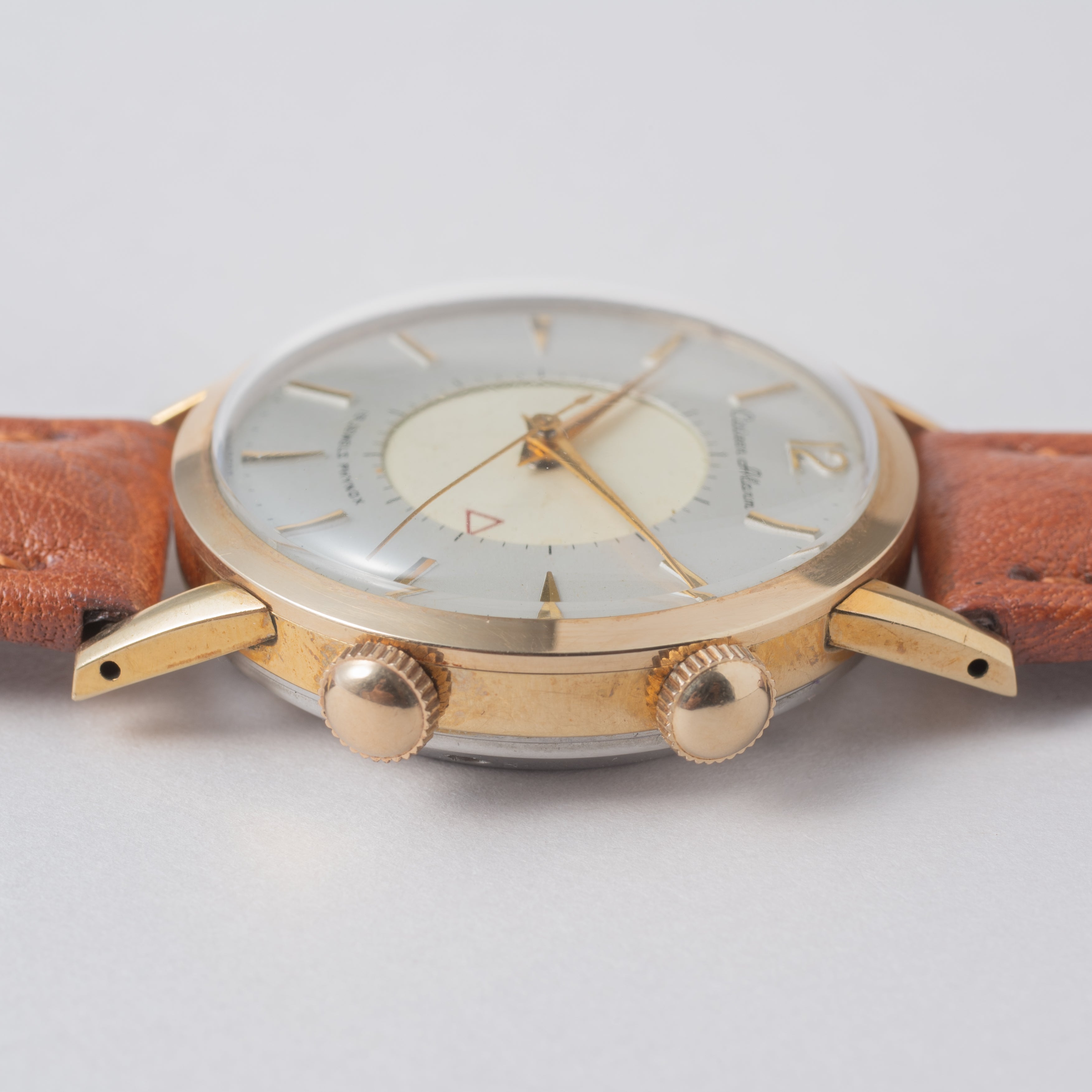 シチズン アラーム 手巻き 1959年製 ジャガールクルトフェイス 初期