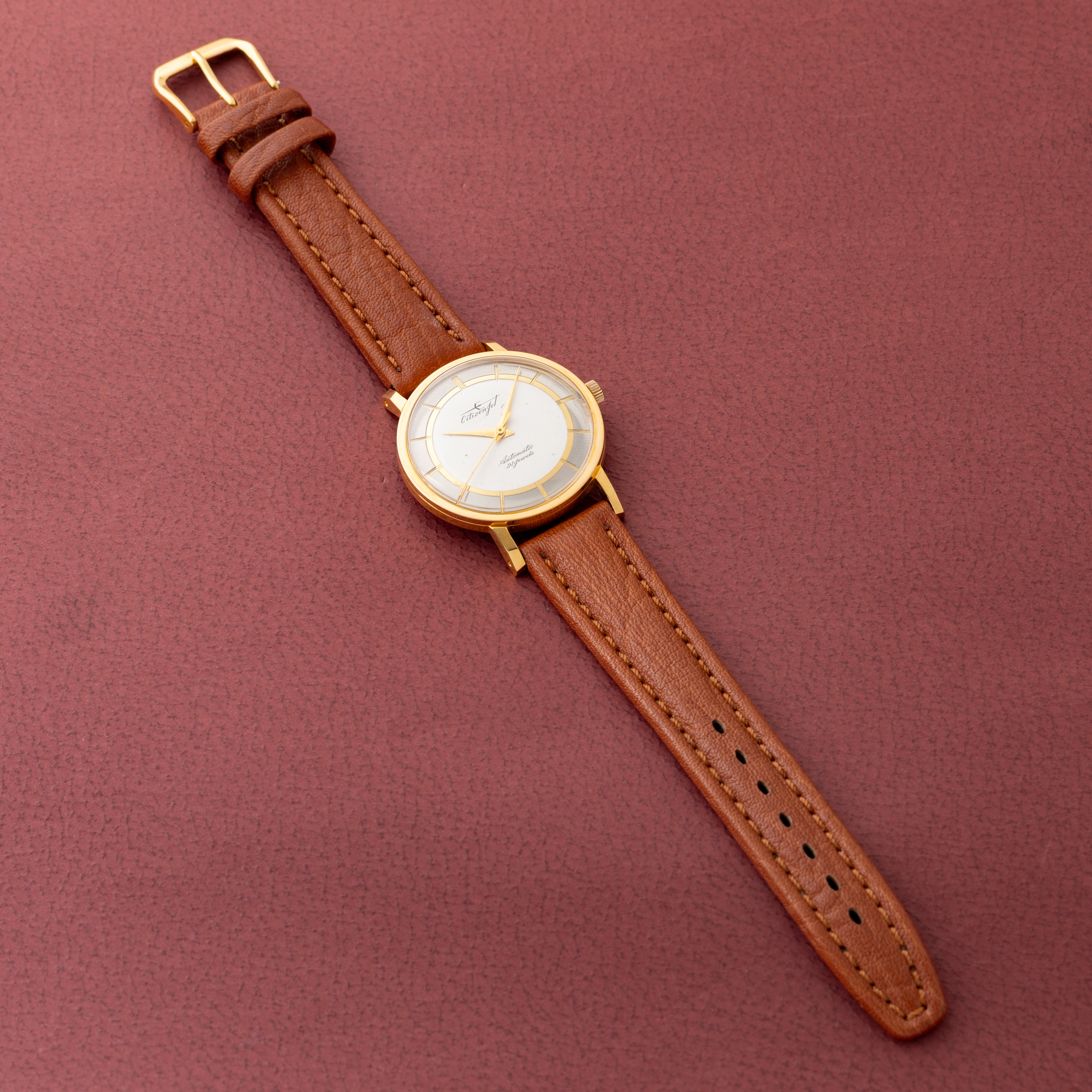 シチズン ジェット 1962年製 蛇の目ダイヤル 21石