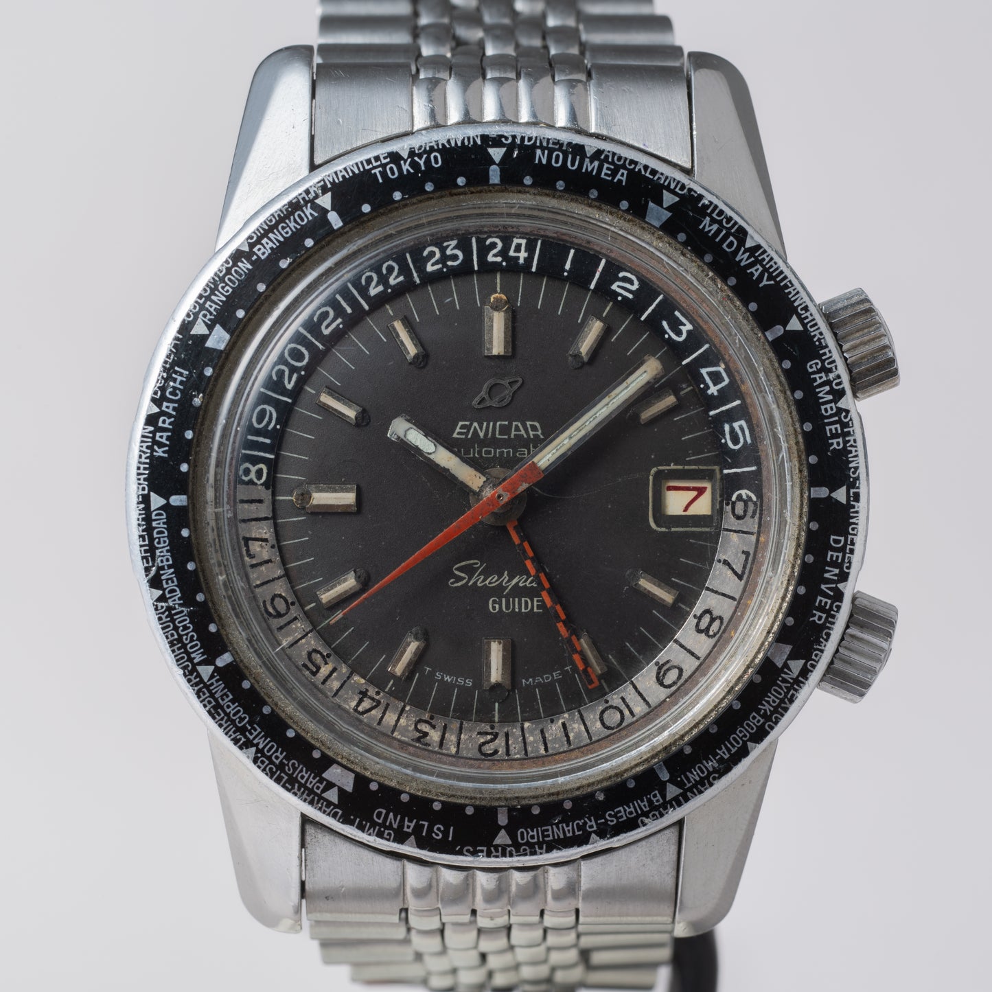 エニカ シェルパガイド ワールドタイム GMT 1960年代