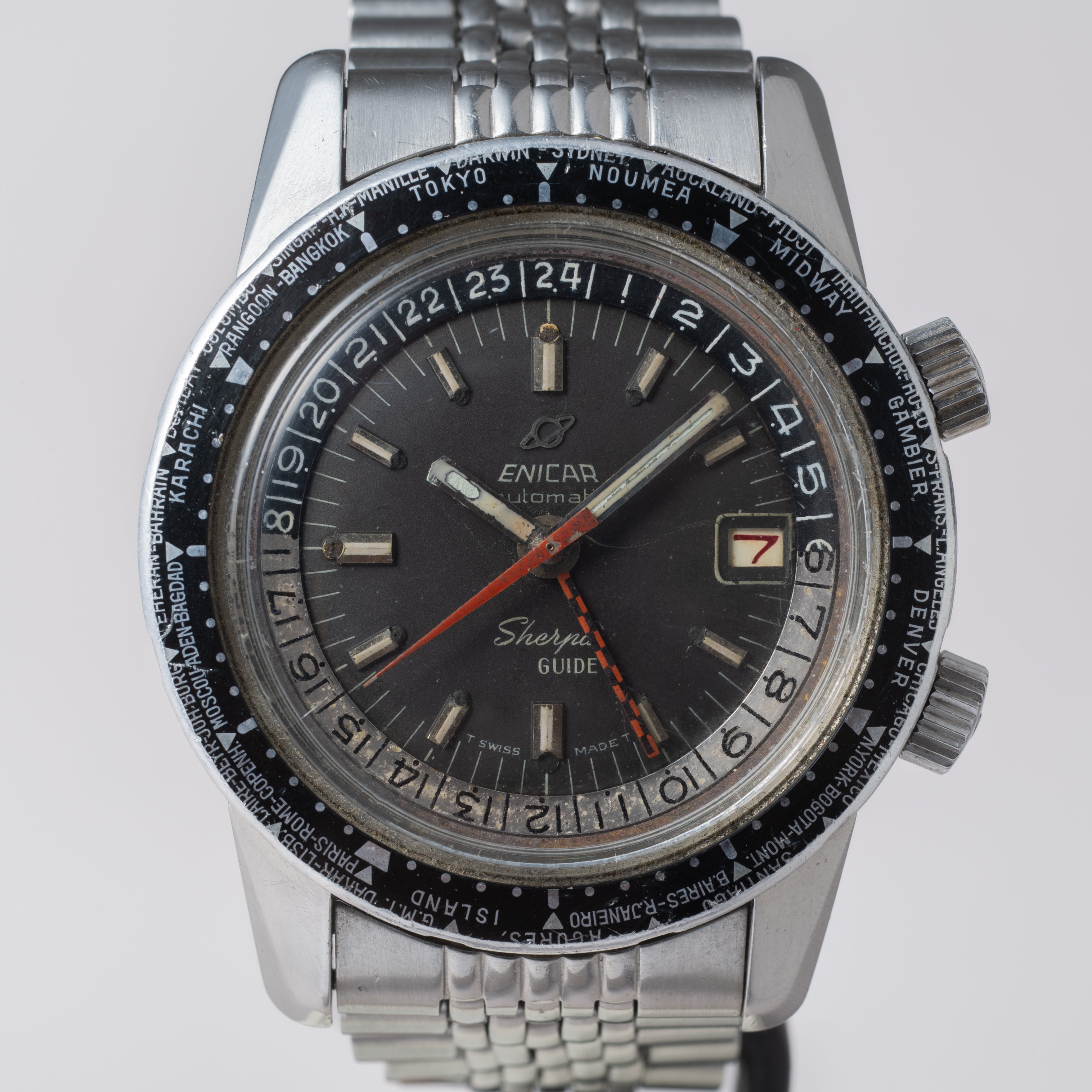 エニカ シェルパガイド ワールドタイム GMT 1960年代