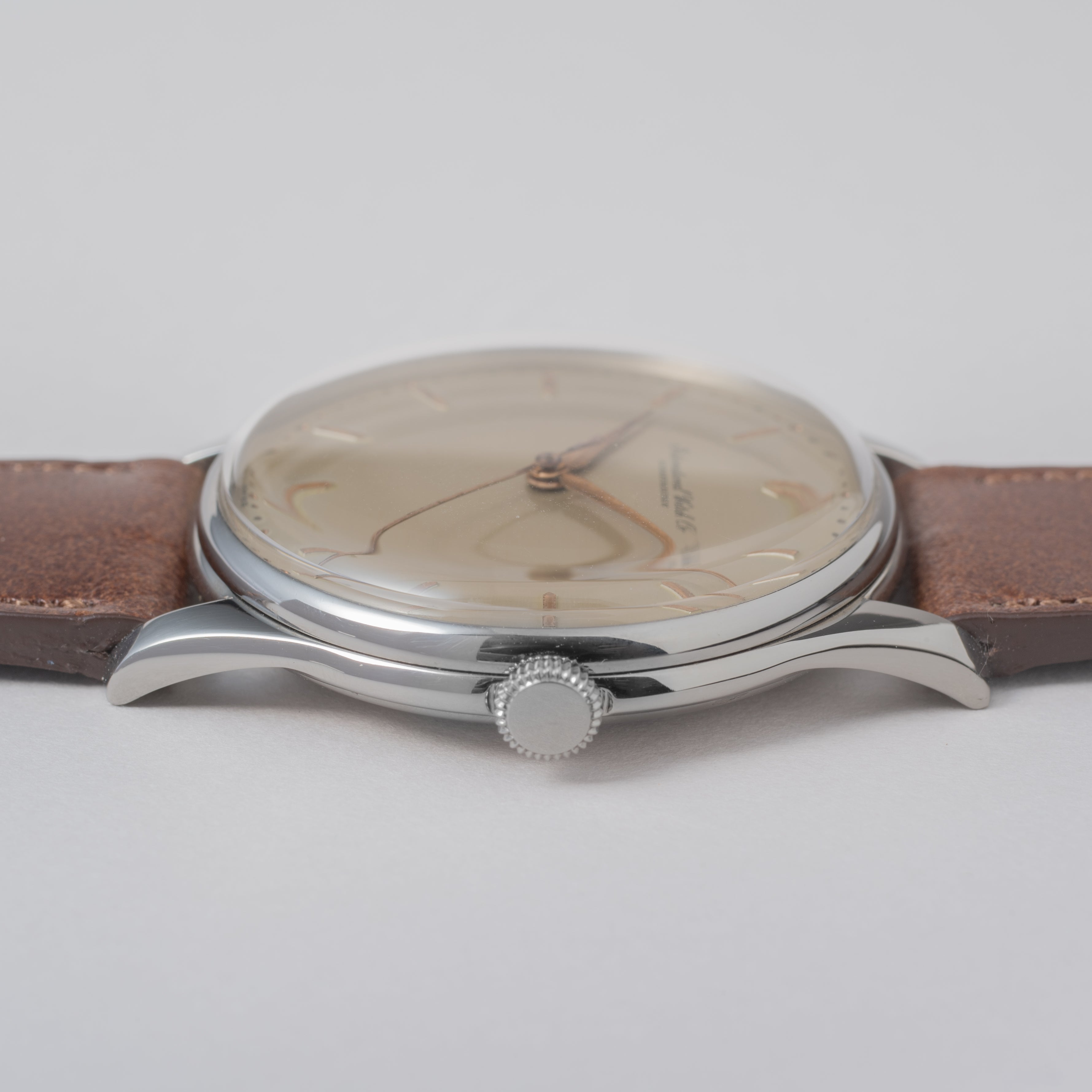 IWC Cal.89搭載 1955年製ラウンドケース 手巻き ステンレスケース