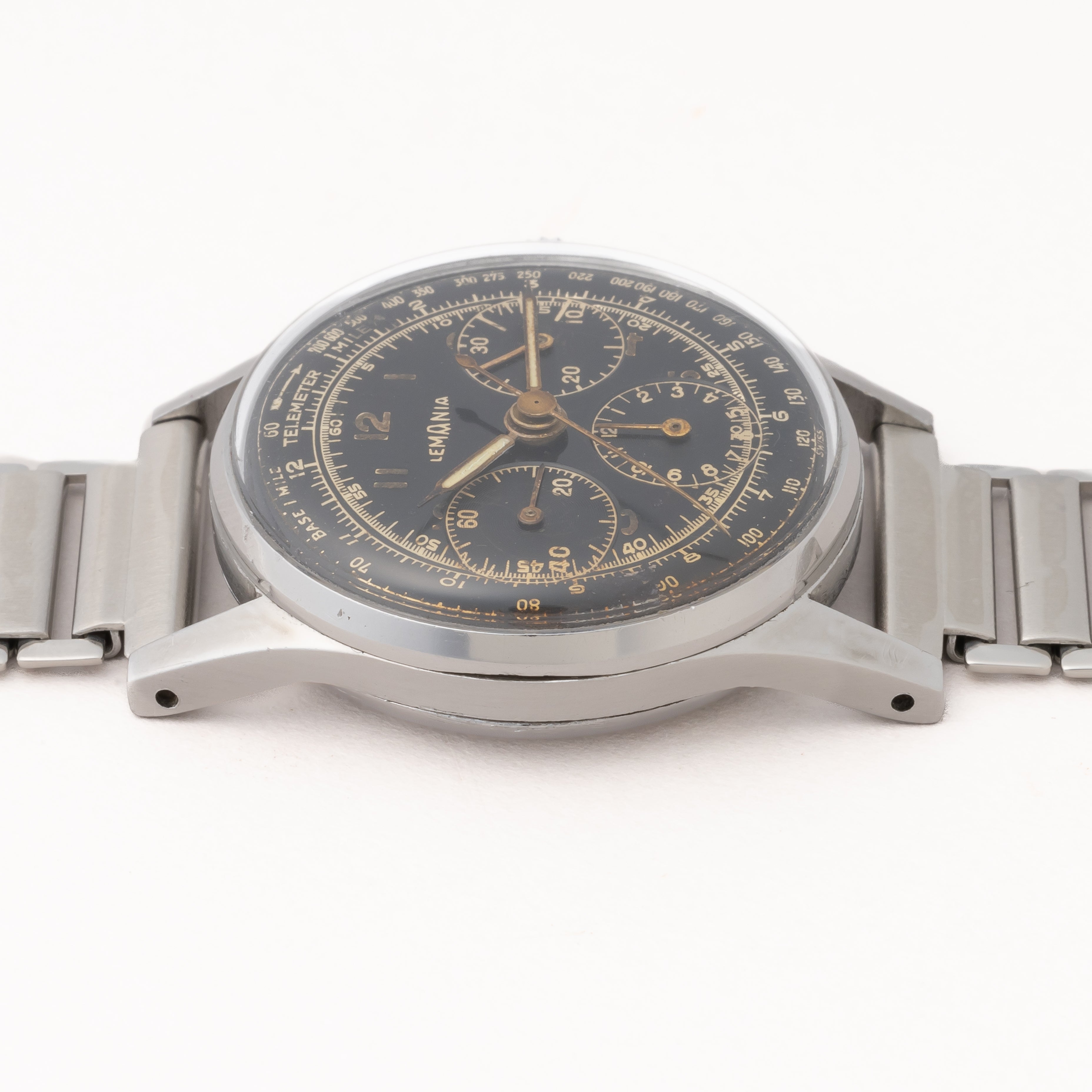 レマニア 3レジスタークロノグラフ 1940年代製 Cal.27CHRO C12