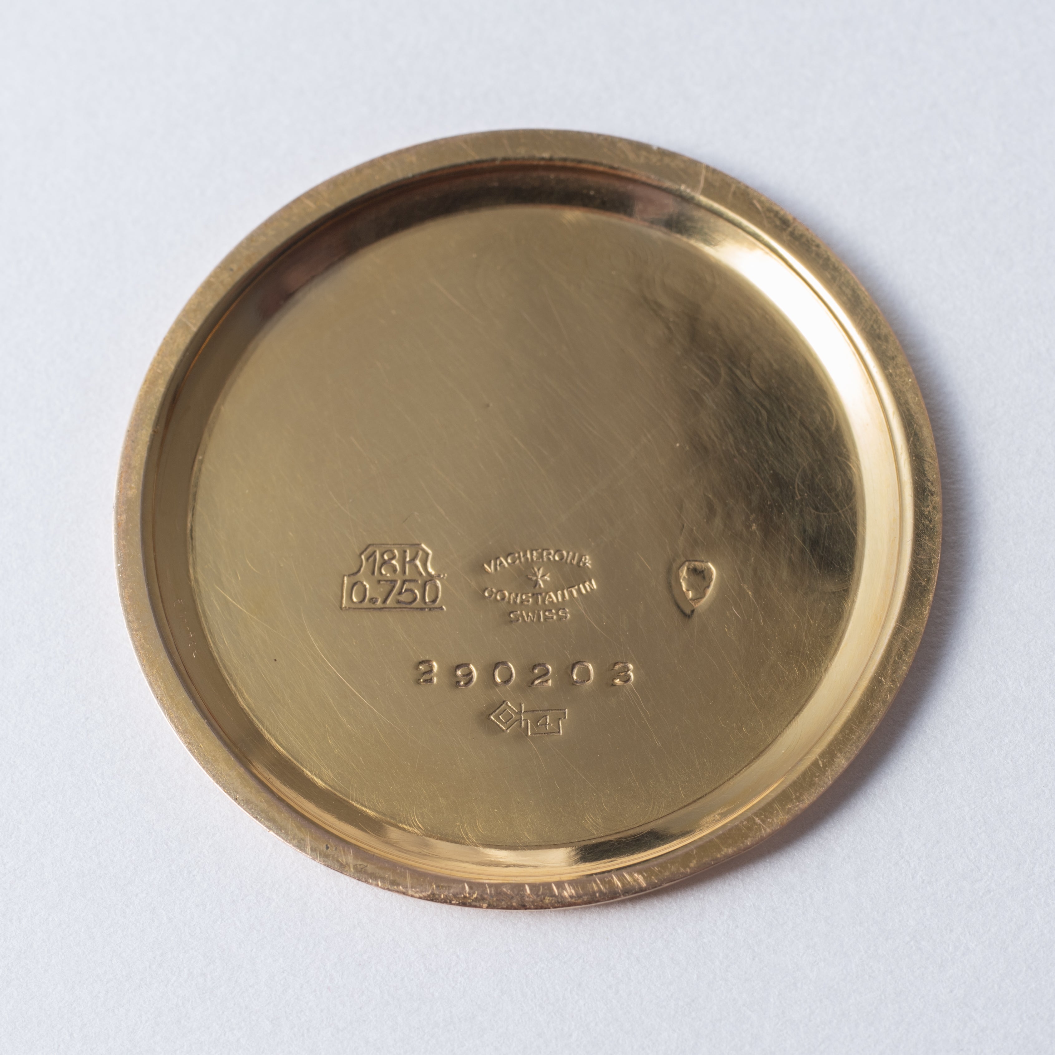 ヴァシュロン・コンスタンタン ラウンド18KPG スモールセコンド 1945年製 アーカイブ付き