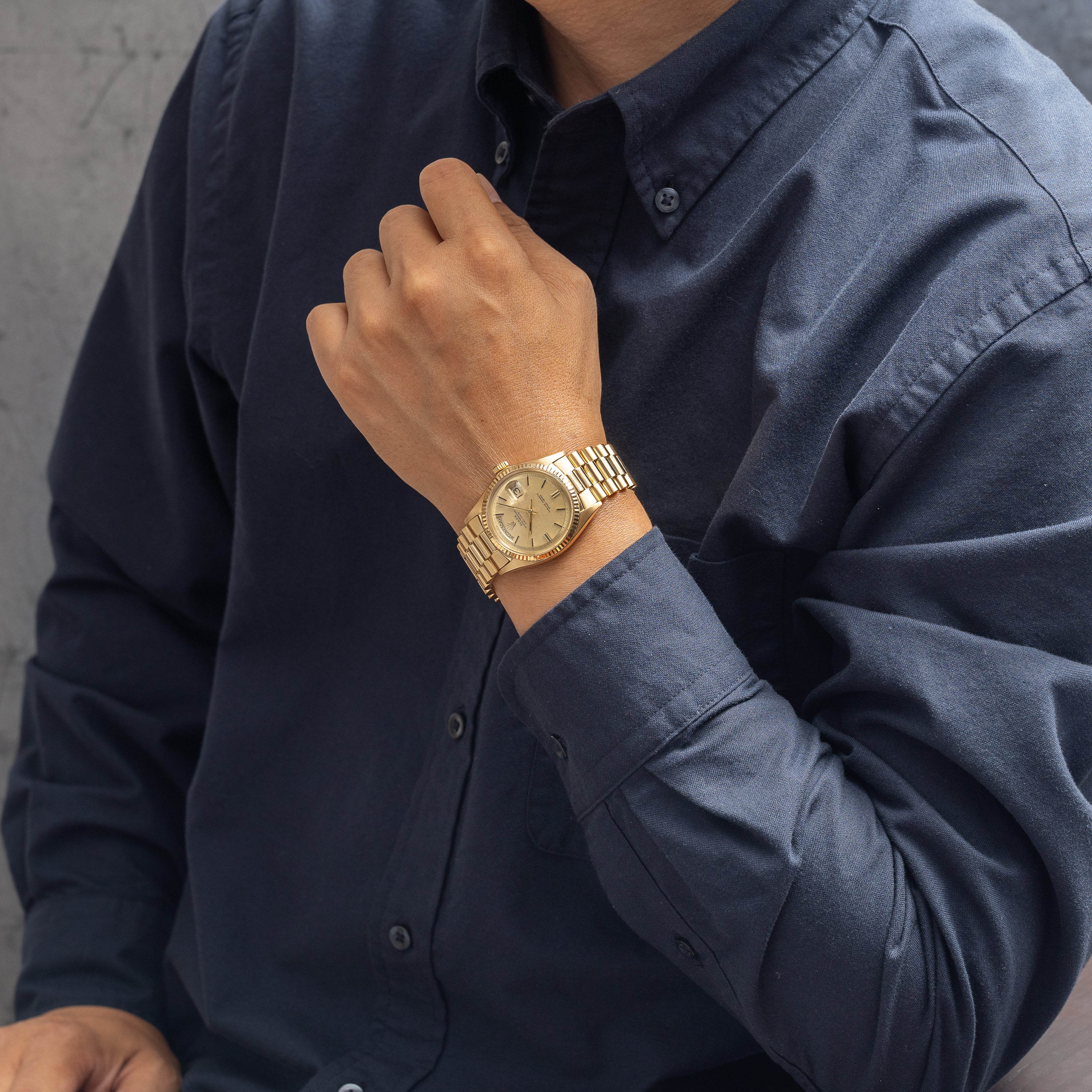 ロレックス デイデイト Ref.1803 18KYG 1973年製 純正18KYG ブレス