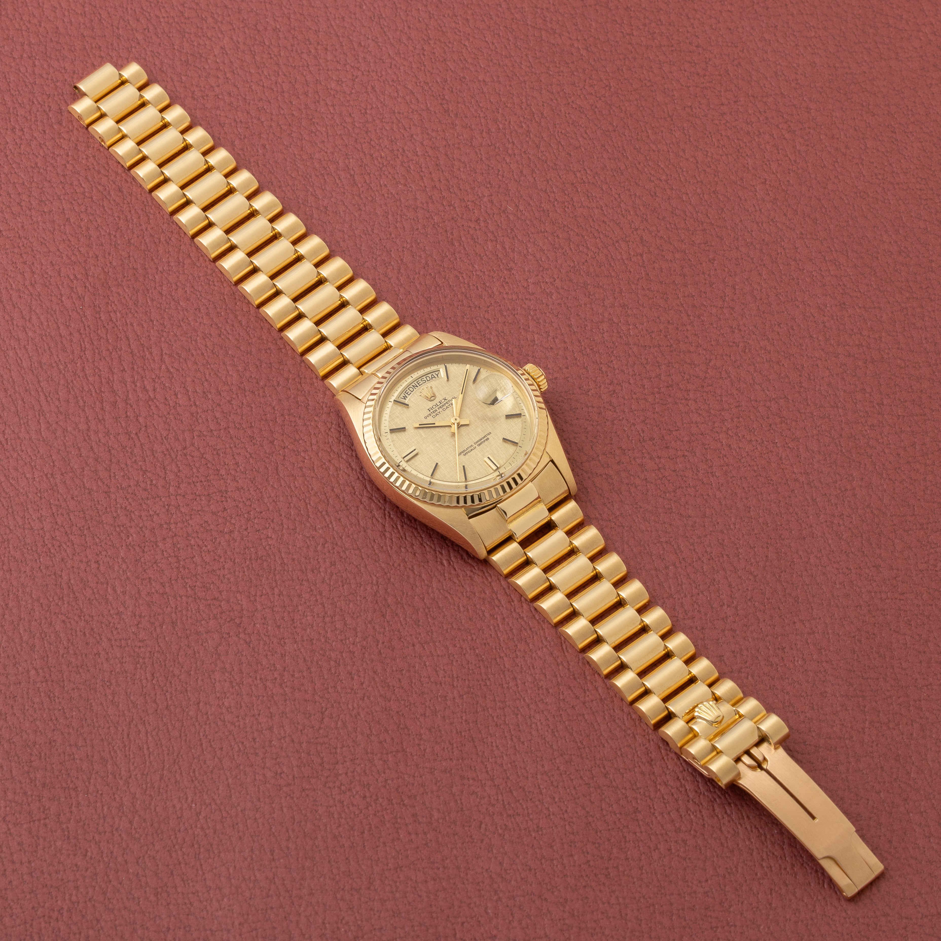 ロレックス デイデイト Ref.1803 18KYG 1973年製 純正18KYG ブレス