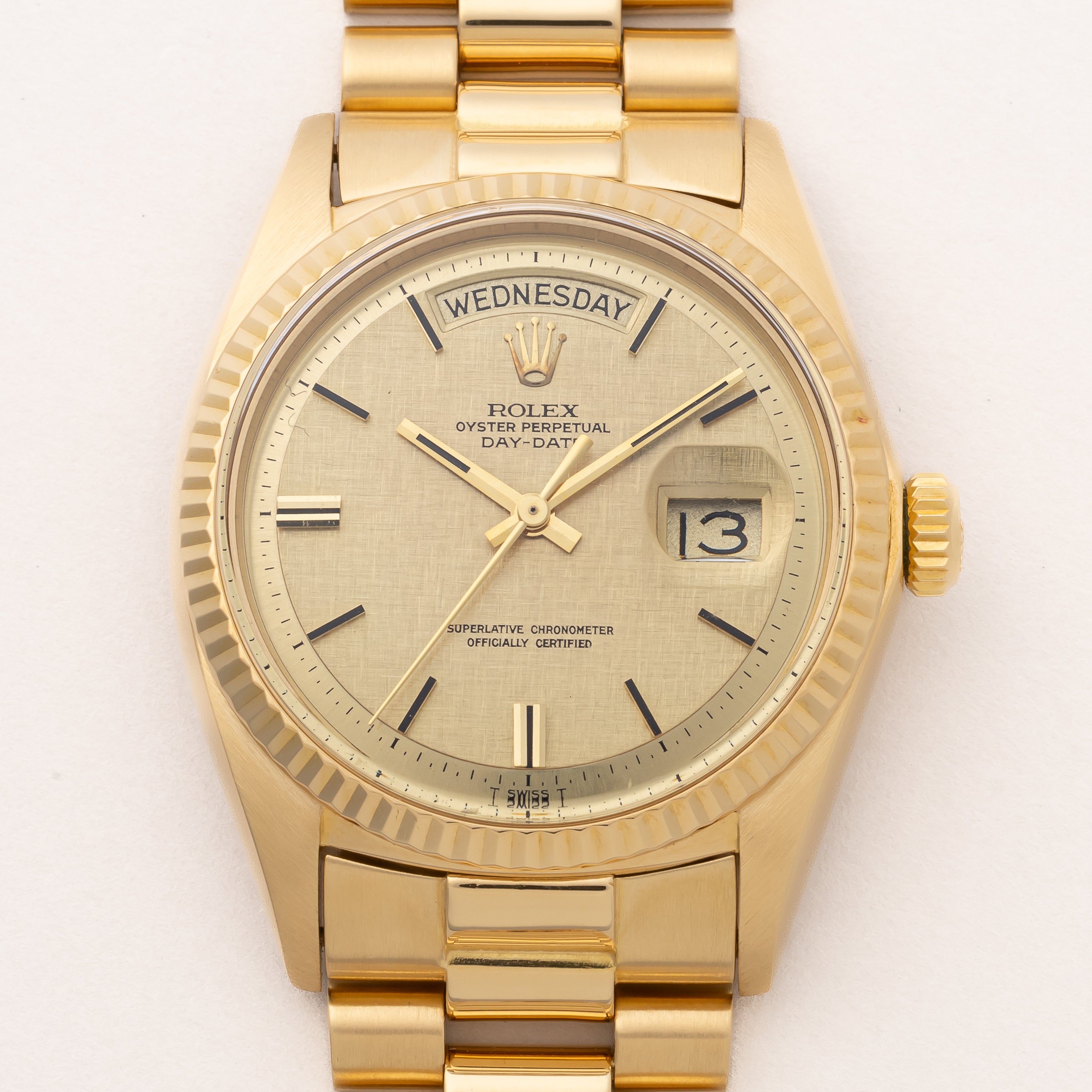 ロレックス デイデイト Ref.1803 18KYG 1973年製 純正18KYG ブレス