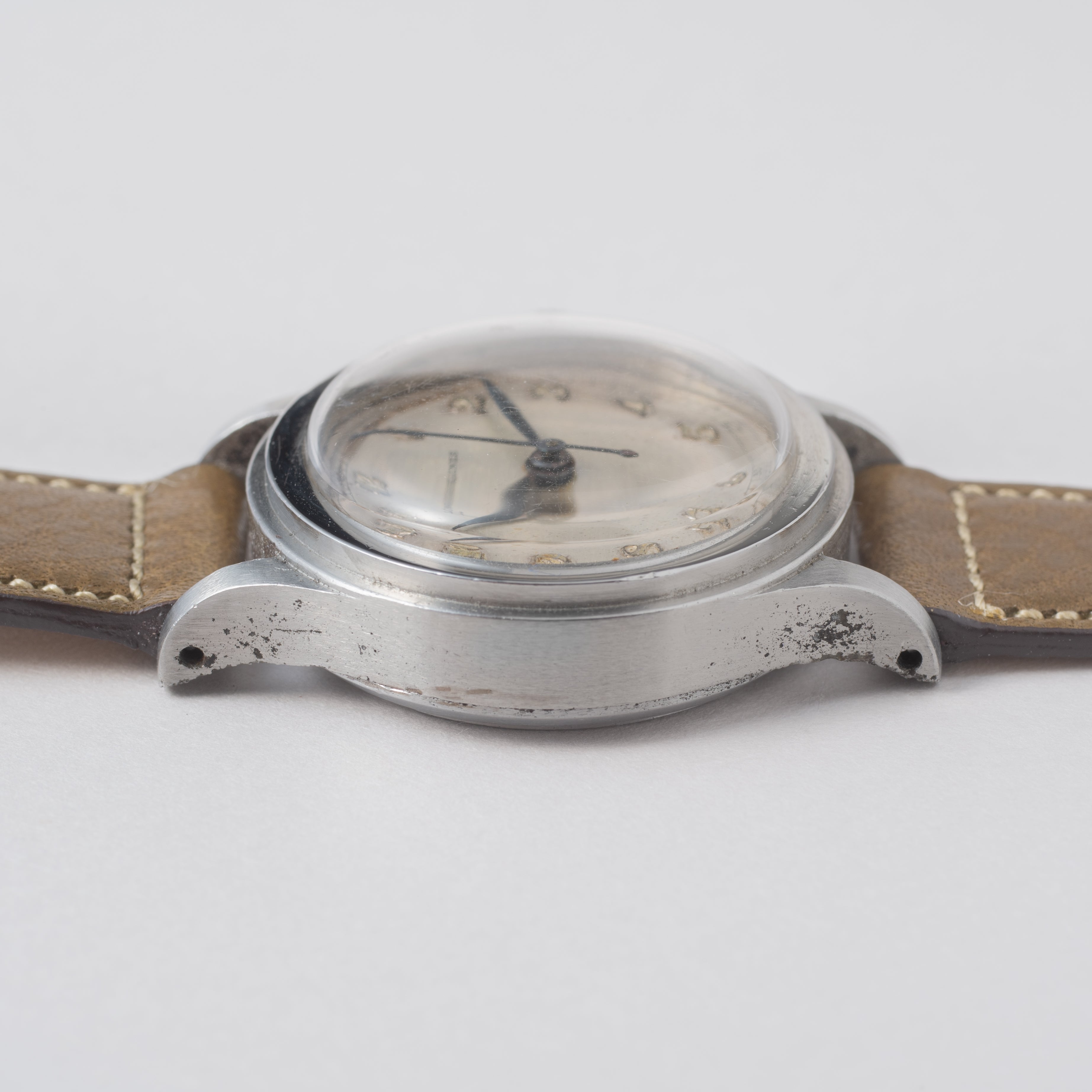 ロンジン トレタケ Cal.10L 1943年製 ブレゲ数字 ブルースチール針 手巻き