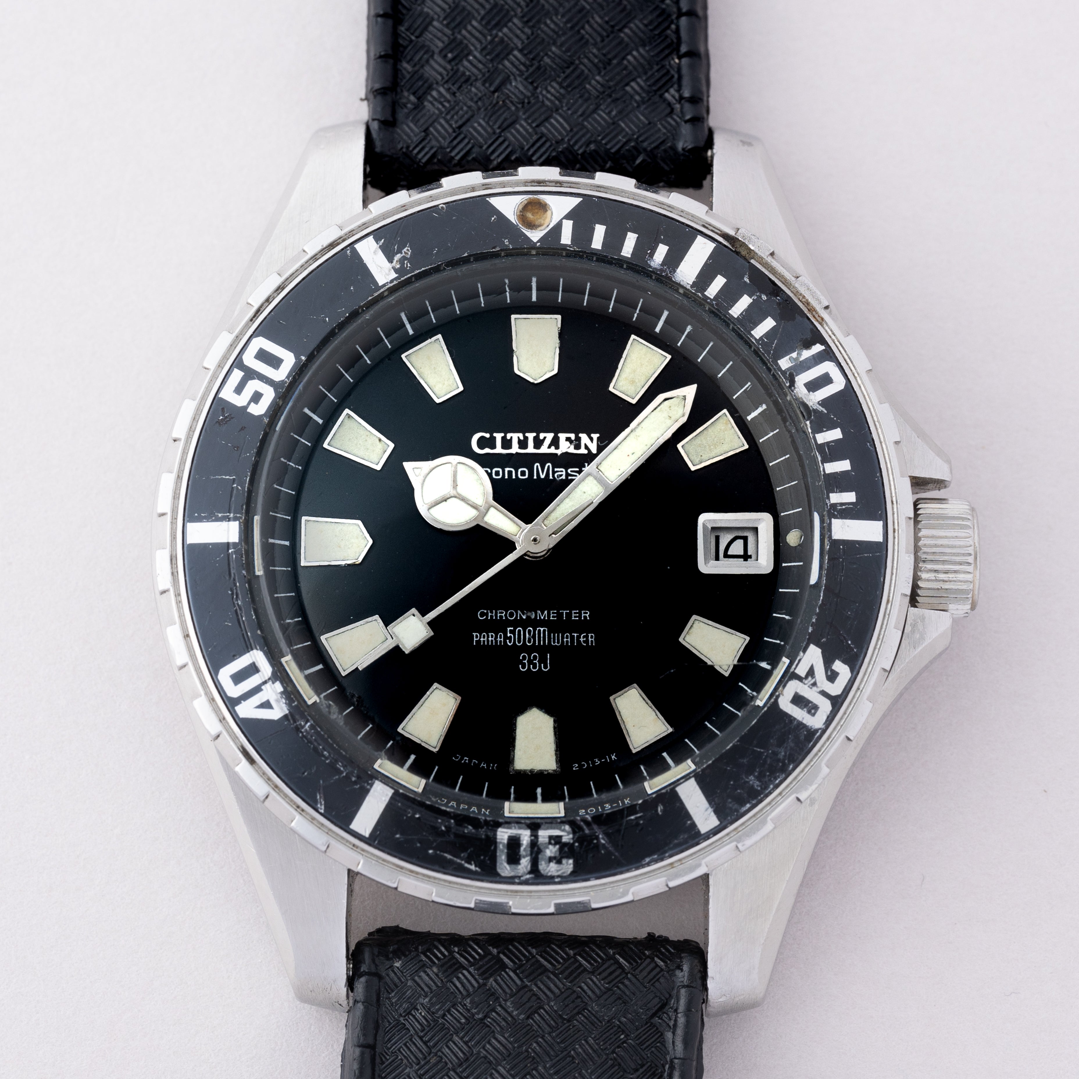 シチズン クロノマスター500m ダイバー 1969年製 Ref.4-540263 クロノメーター 箱付