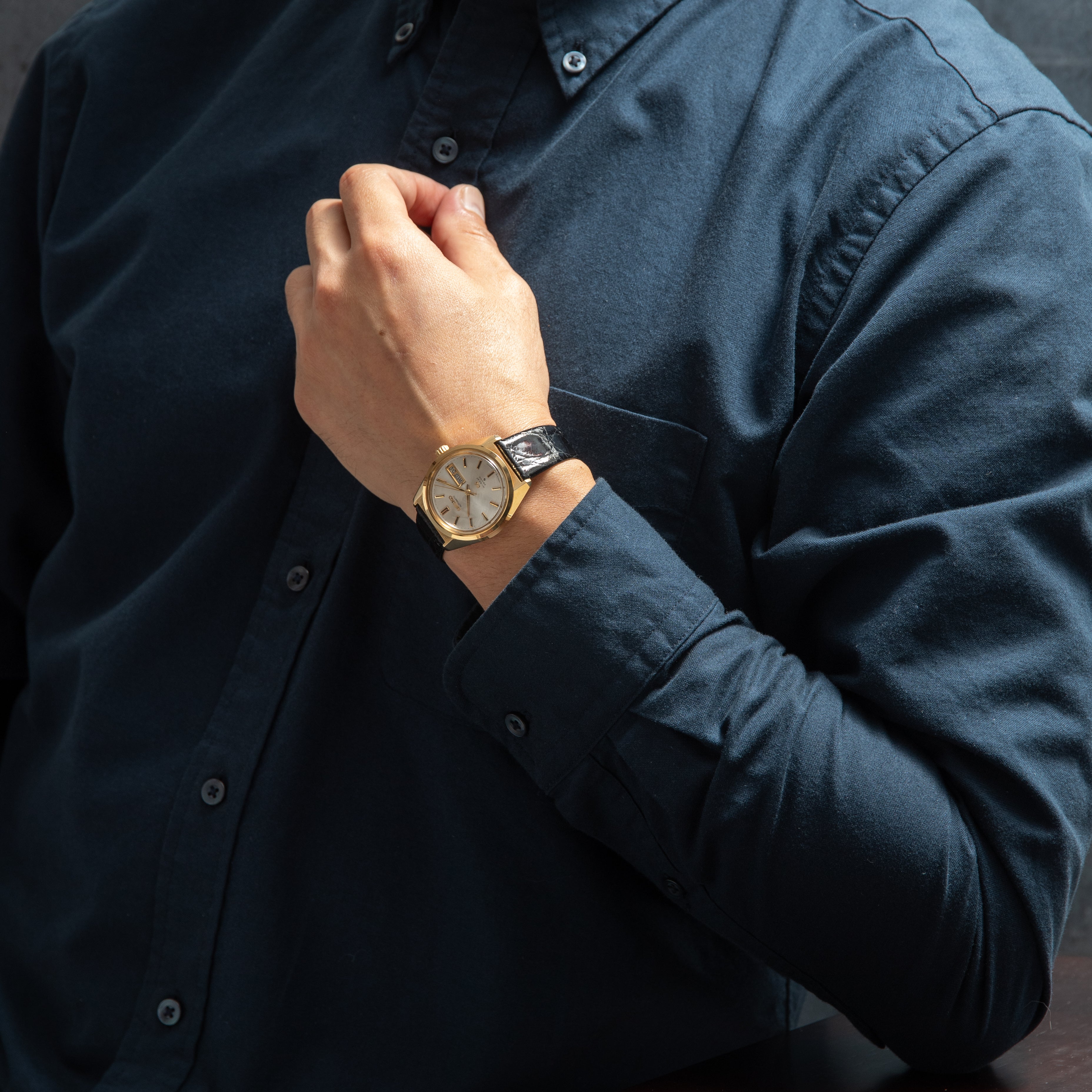 グランドセイコー 18金無垢 1970年製/昭和45年製 GS基準合格証明証 箱付き Ref.6146-8000