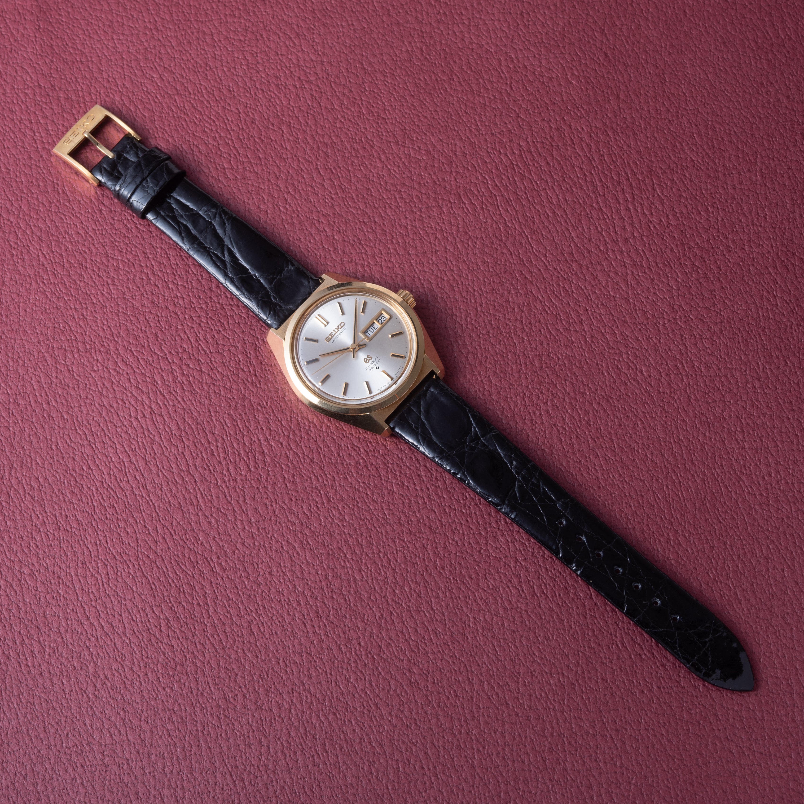 グランドセイコー 18金無垢 1970年製/昭和45年製 GS基準合格証明証 箱付き Ref.6146-8000